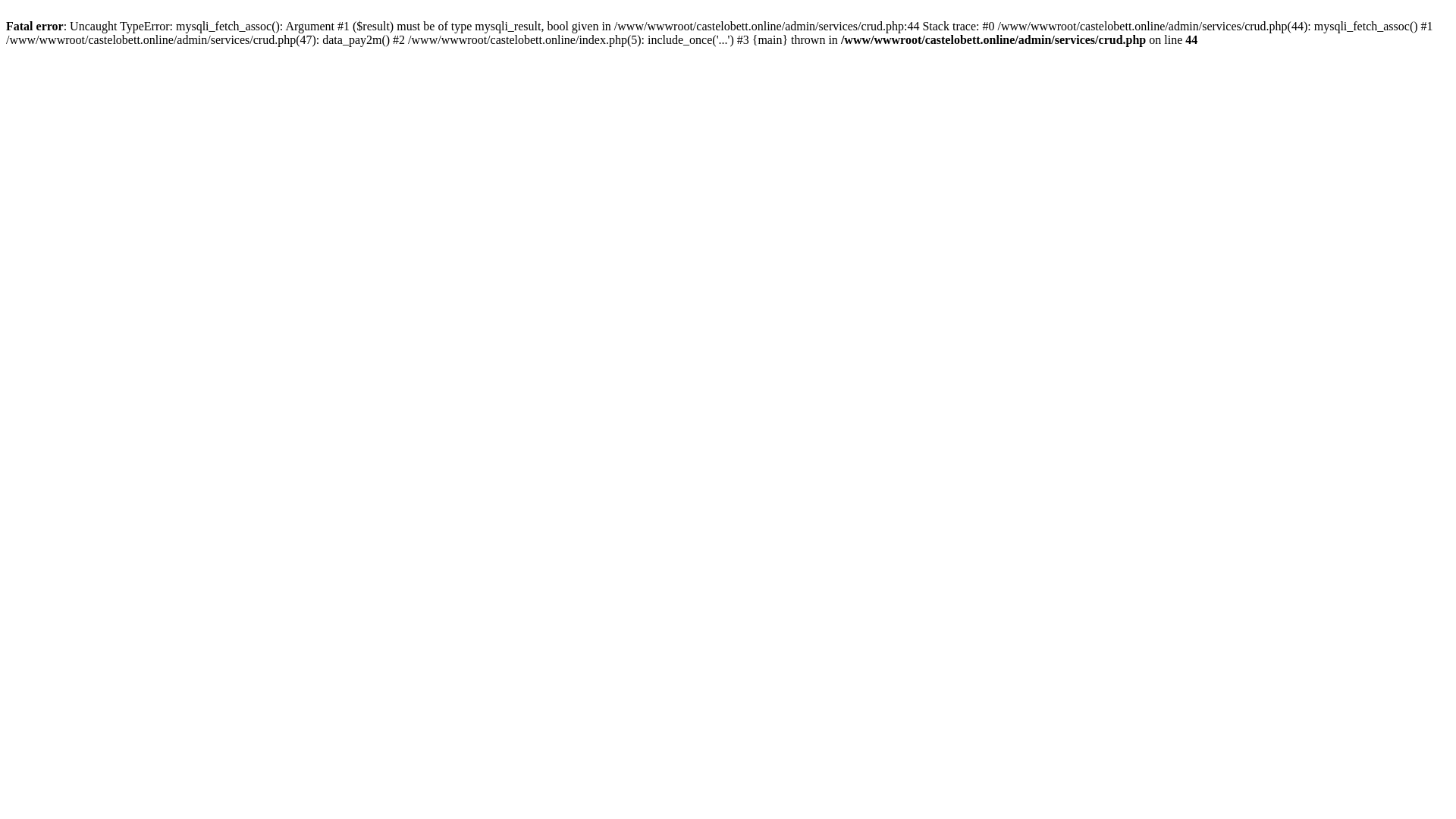 website screenshot of https://castelobett.online/