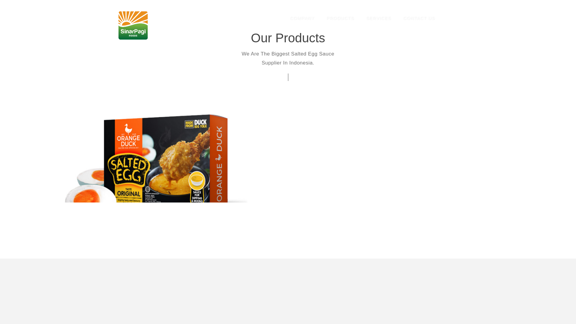website screenshot of https://sinarpagifoods.pages.dev/