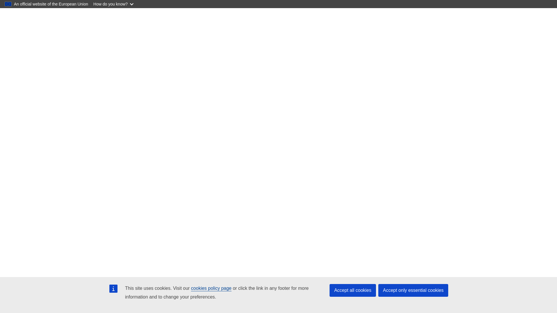 website screenshot of https://travel-europe.europa.eu/ees