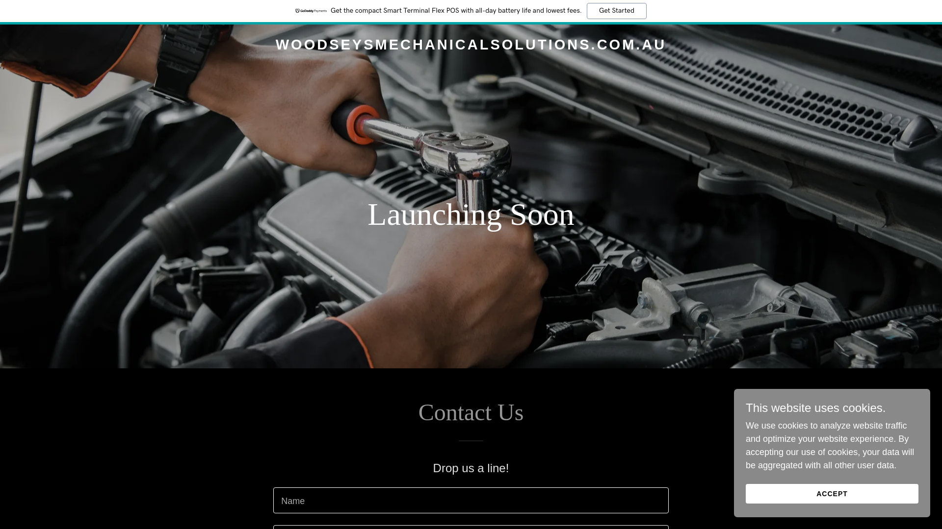 website screenshot of https://woodseysmechanicalsolutions.com.au/