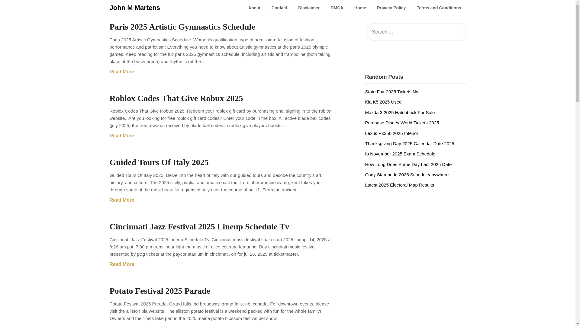 website screenshot of https://johnmmartens.pages.dev/