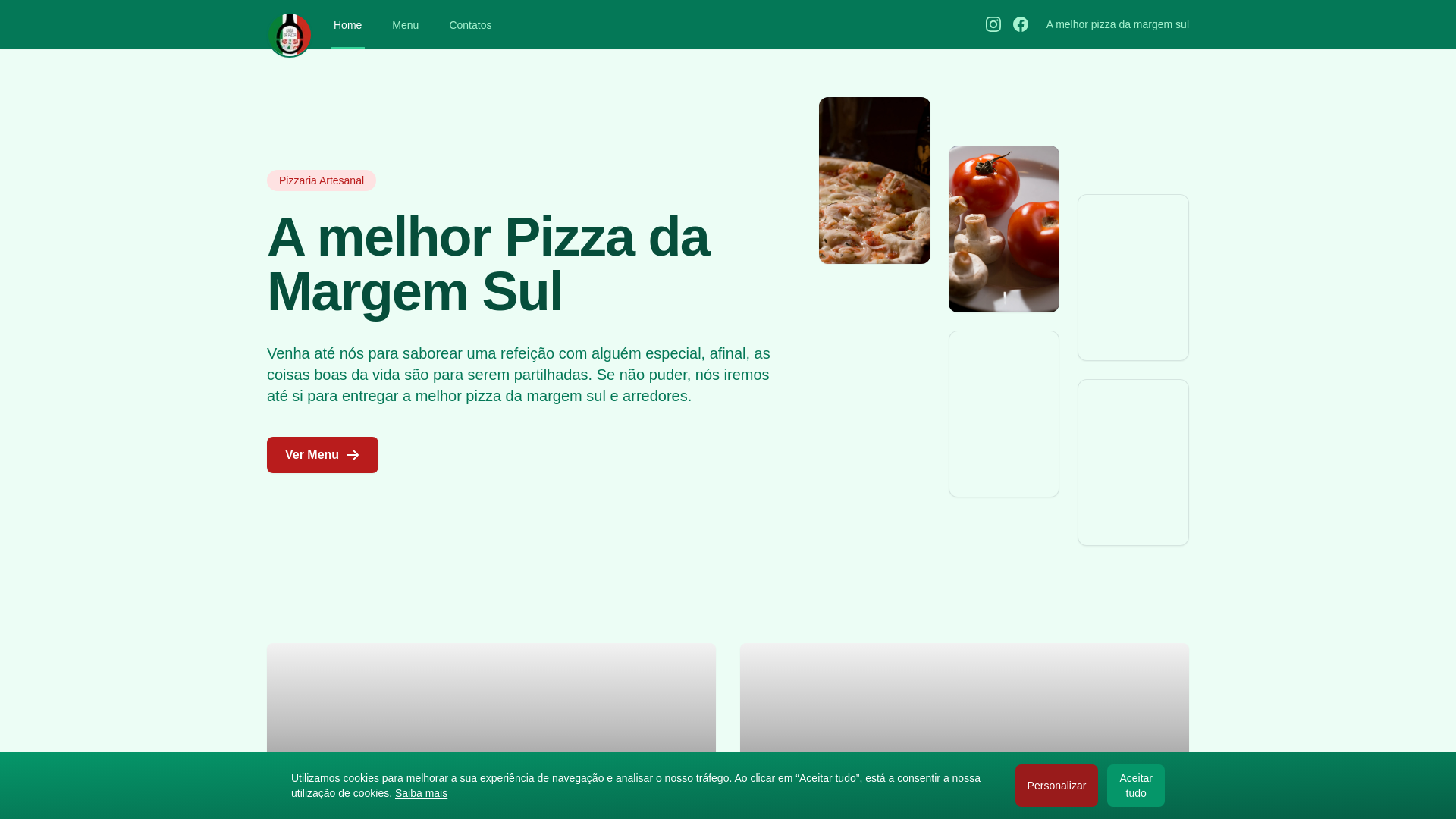 website screenshot of https://casa-da-pizza.pages.dev/