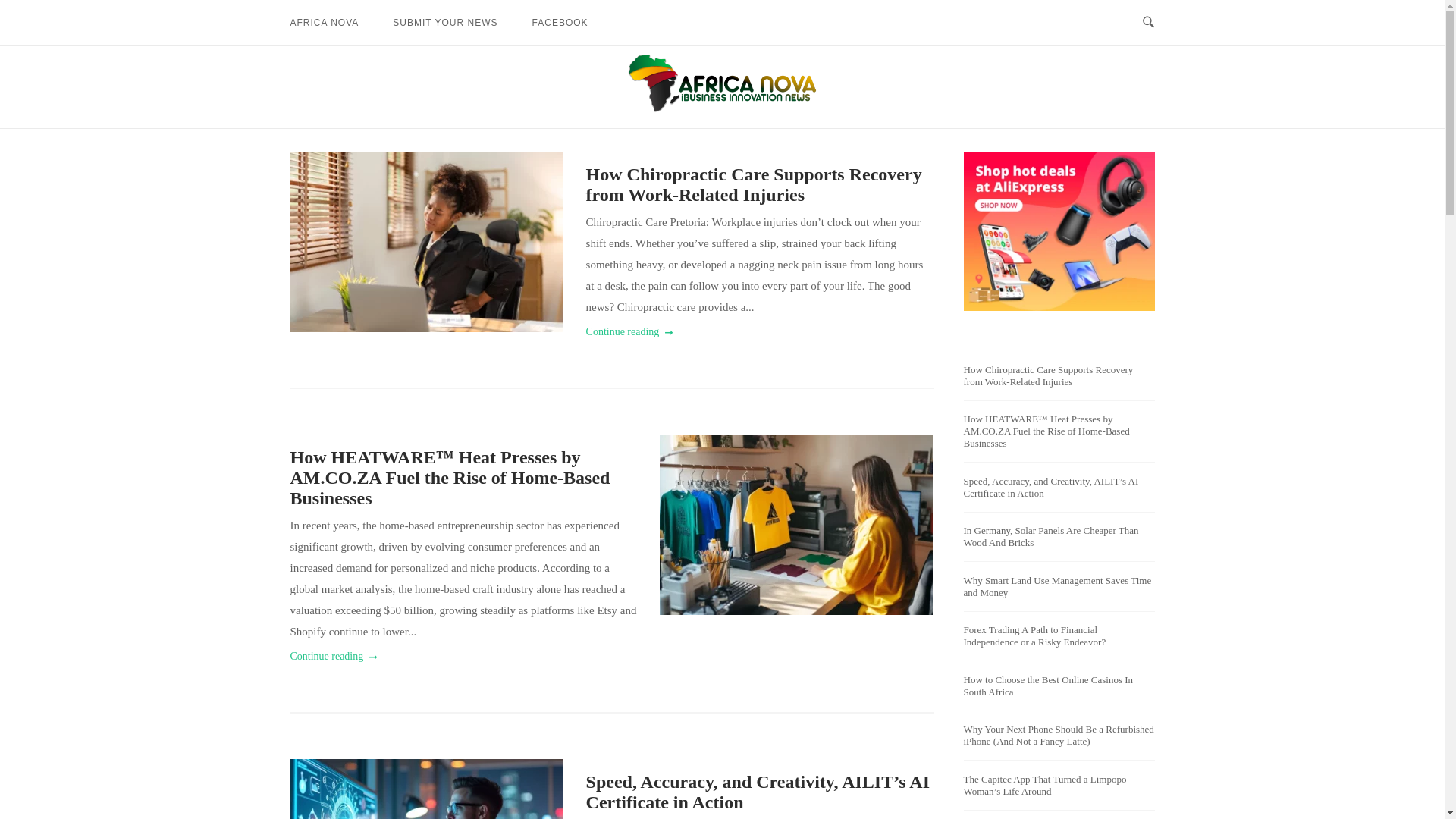 website screenshot of https://africanova.pages.dev/