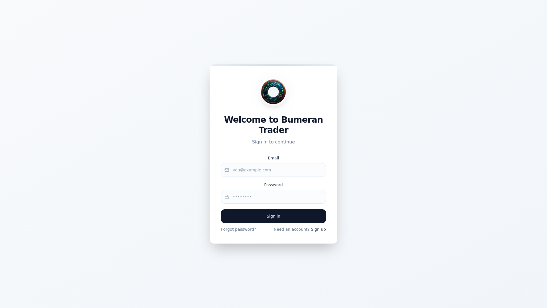 website screenshot of https://bumerantrader.com/