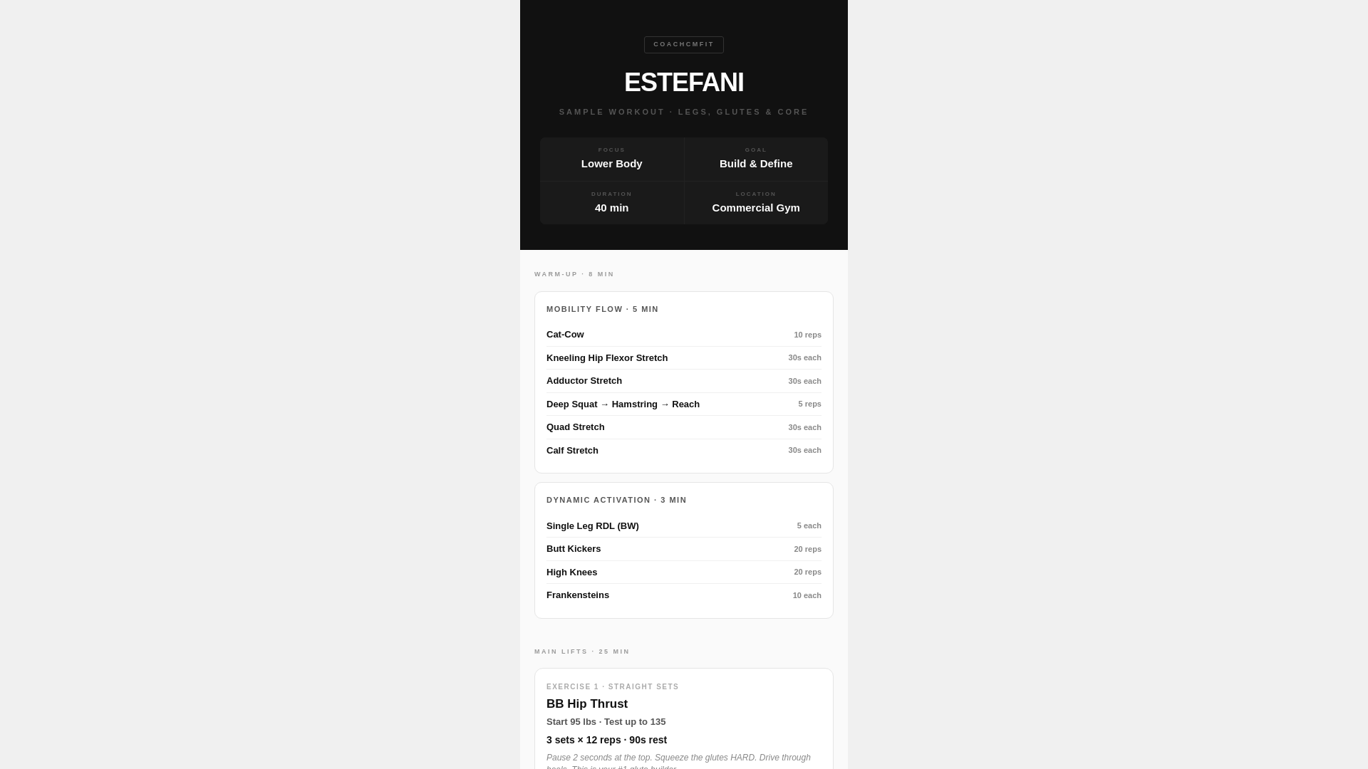 website screenshot of https://estefani-coachcmfit.pages.dev/