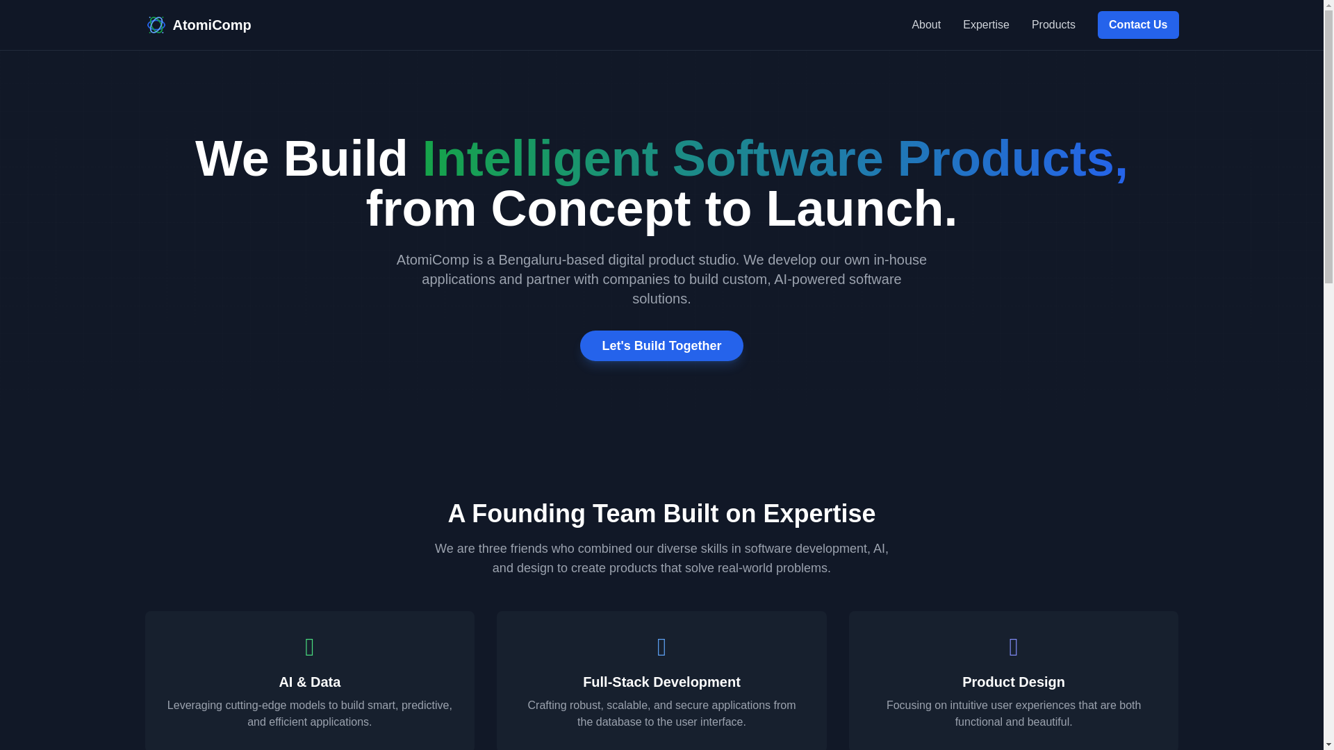 website screenshot of https://atomicomp.pages.dev/