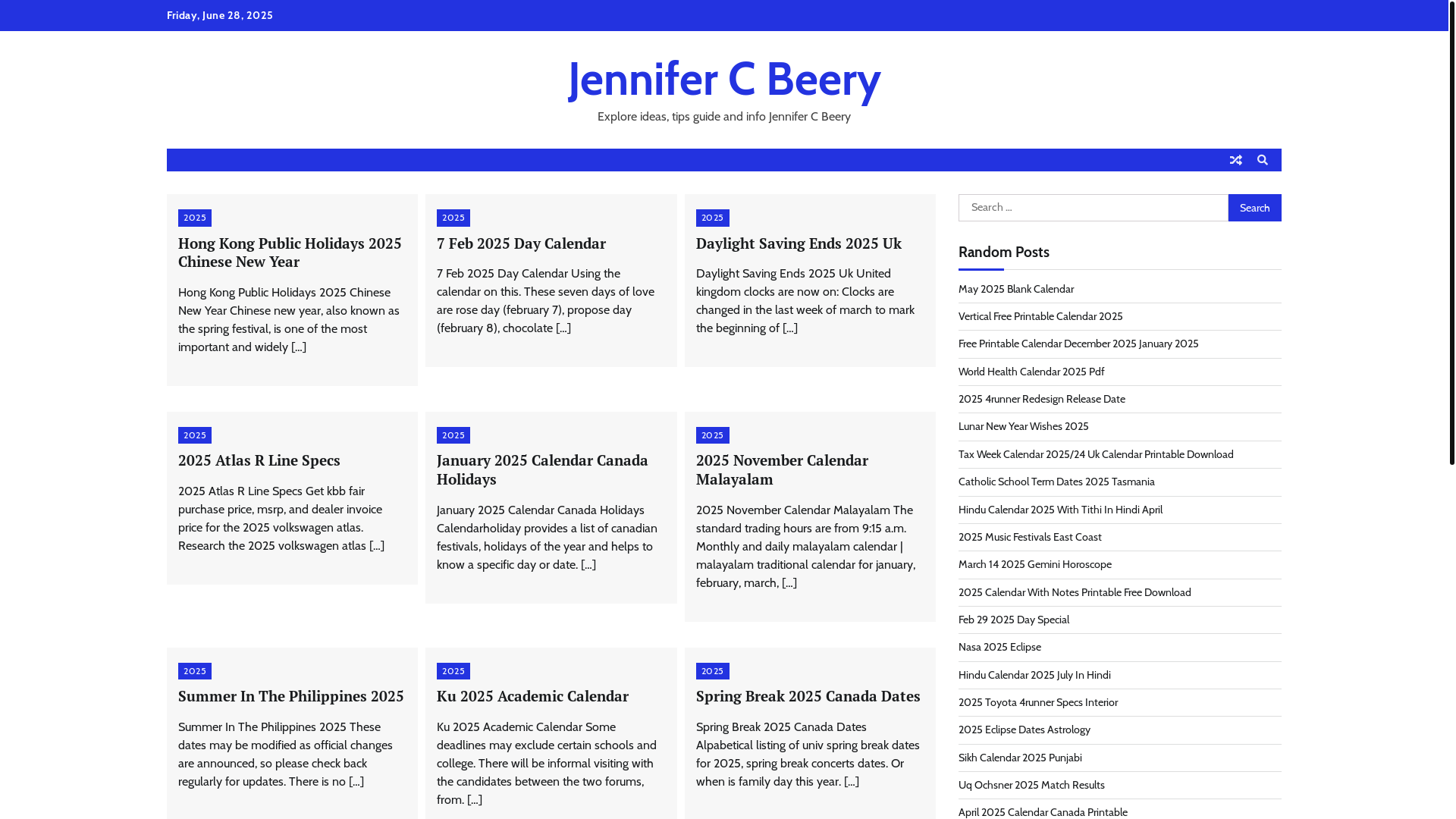 website screenshot of https://jennifercbeeryd.pages.dev/