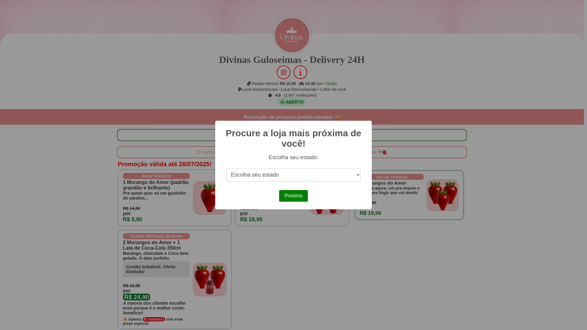 website screenshot of https://divinasgulosemas.shop/