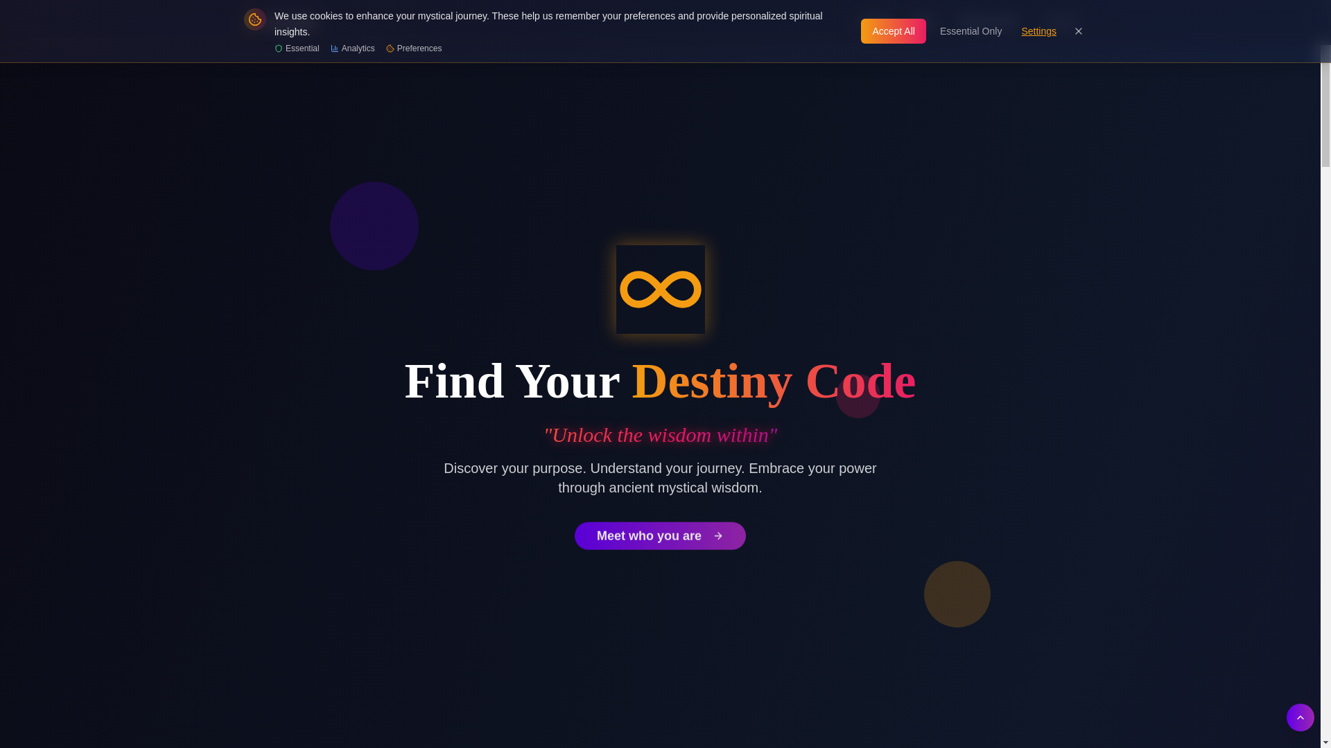 website screenshot of https://oracelis.app/