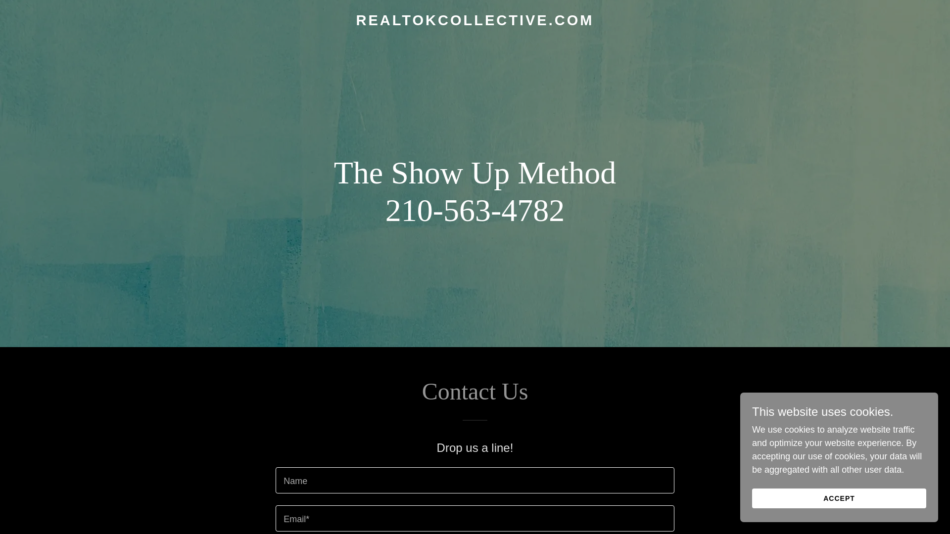 website screenshot of https://realtokcollective.com