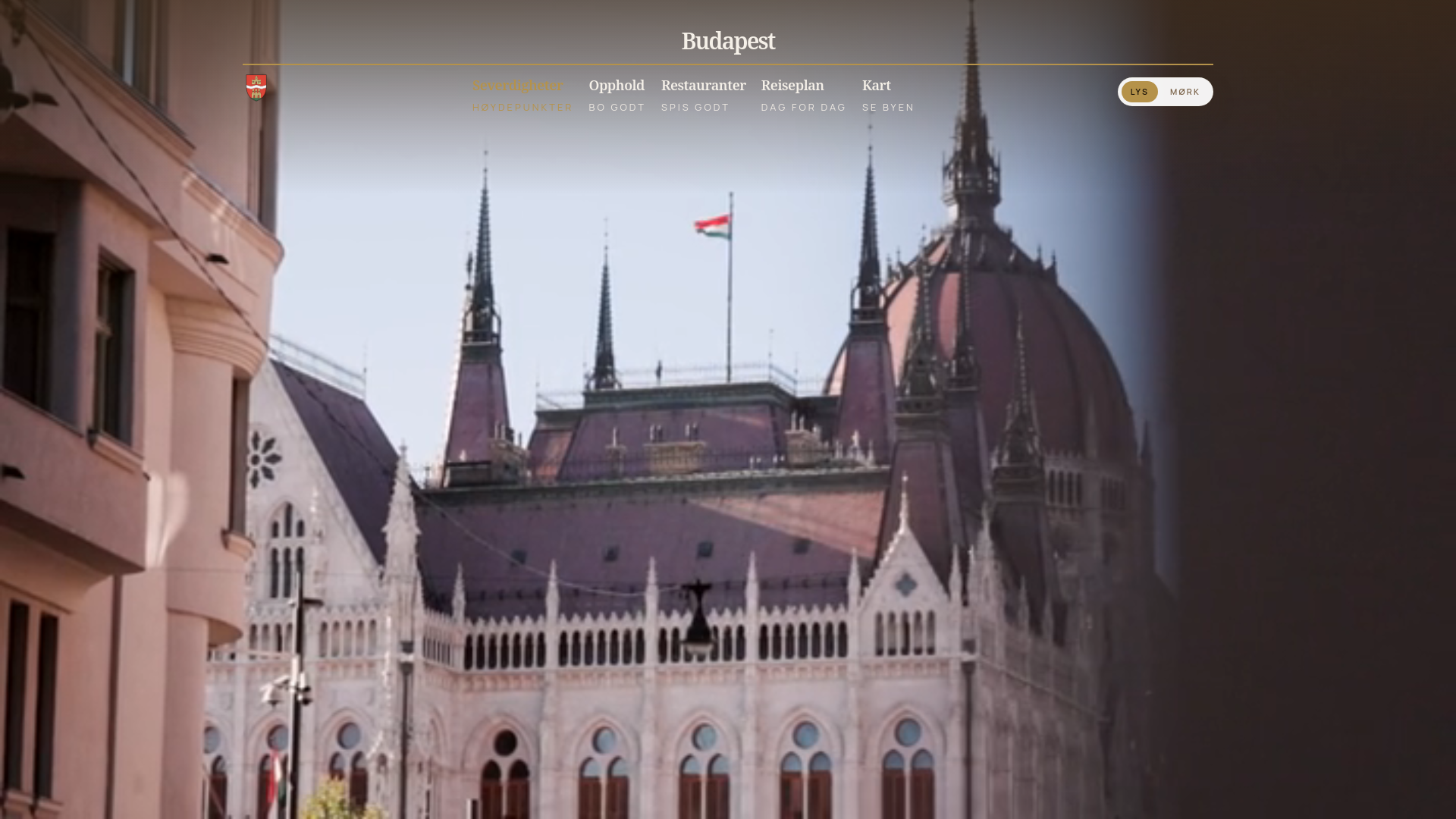 website screenshot of https://budapest2026.no