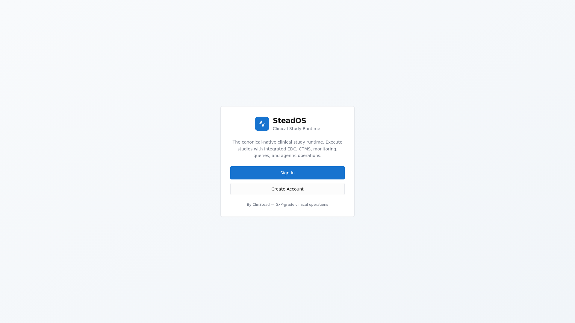 website screenshot of https://steados.app