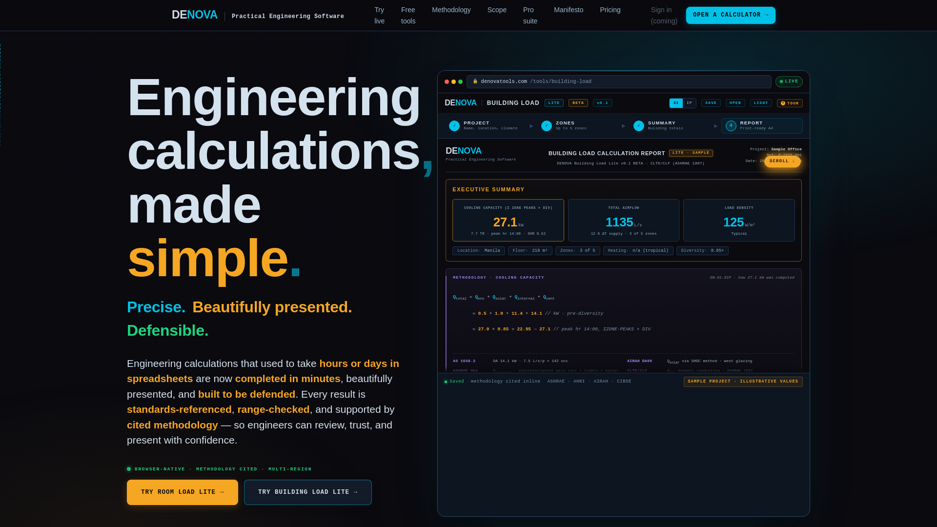 website screenshot of https://denova.pages.dev/