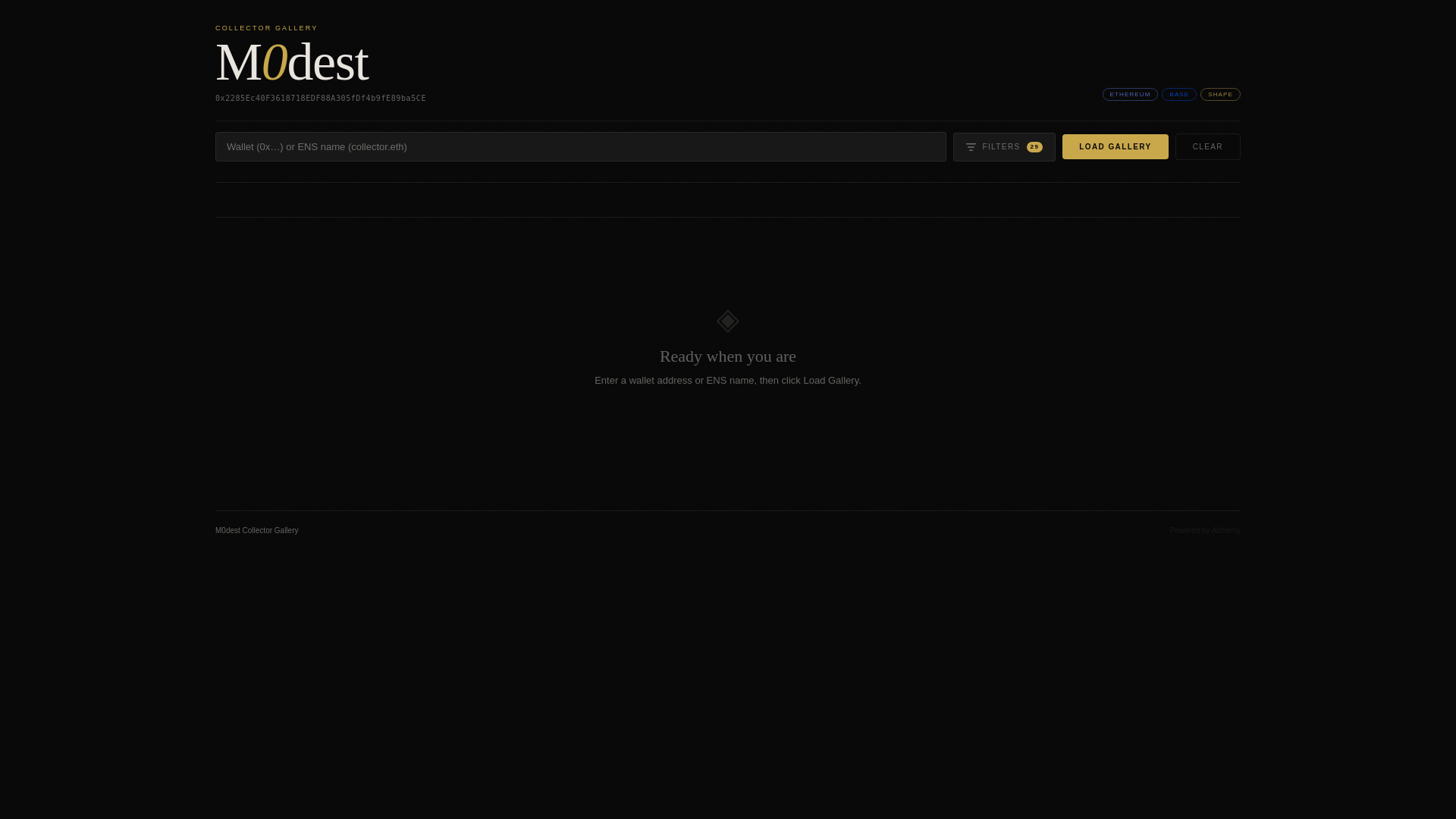 website screenshot of https://modestowner.pages.dev/