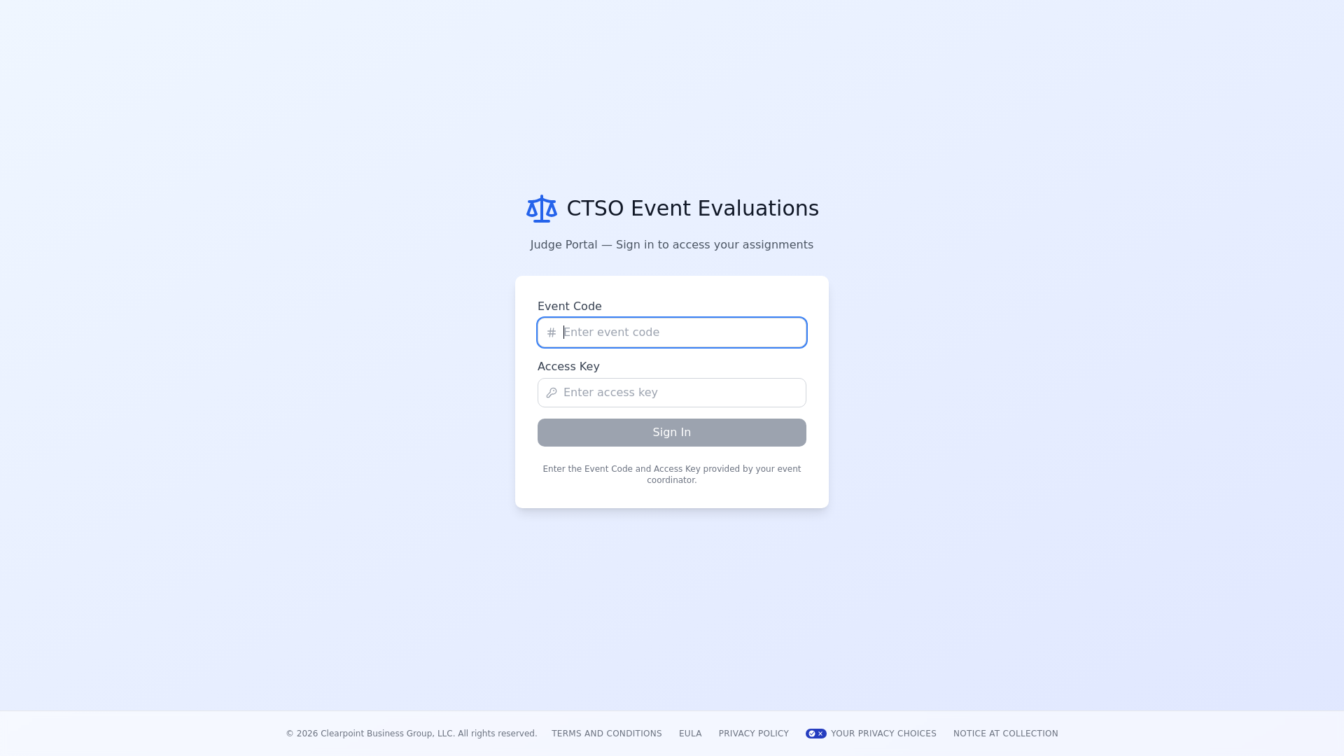 website screenshot of https://ctso-central-evaluations-dev.pages.dev/
