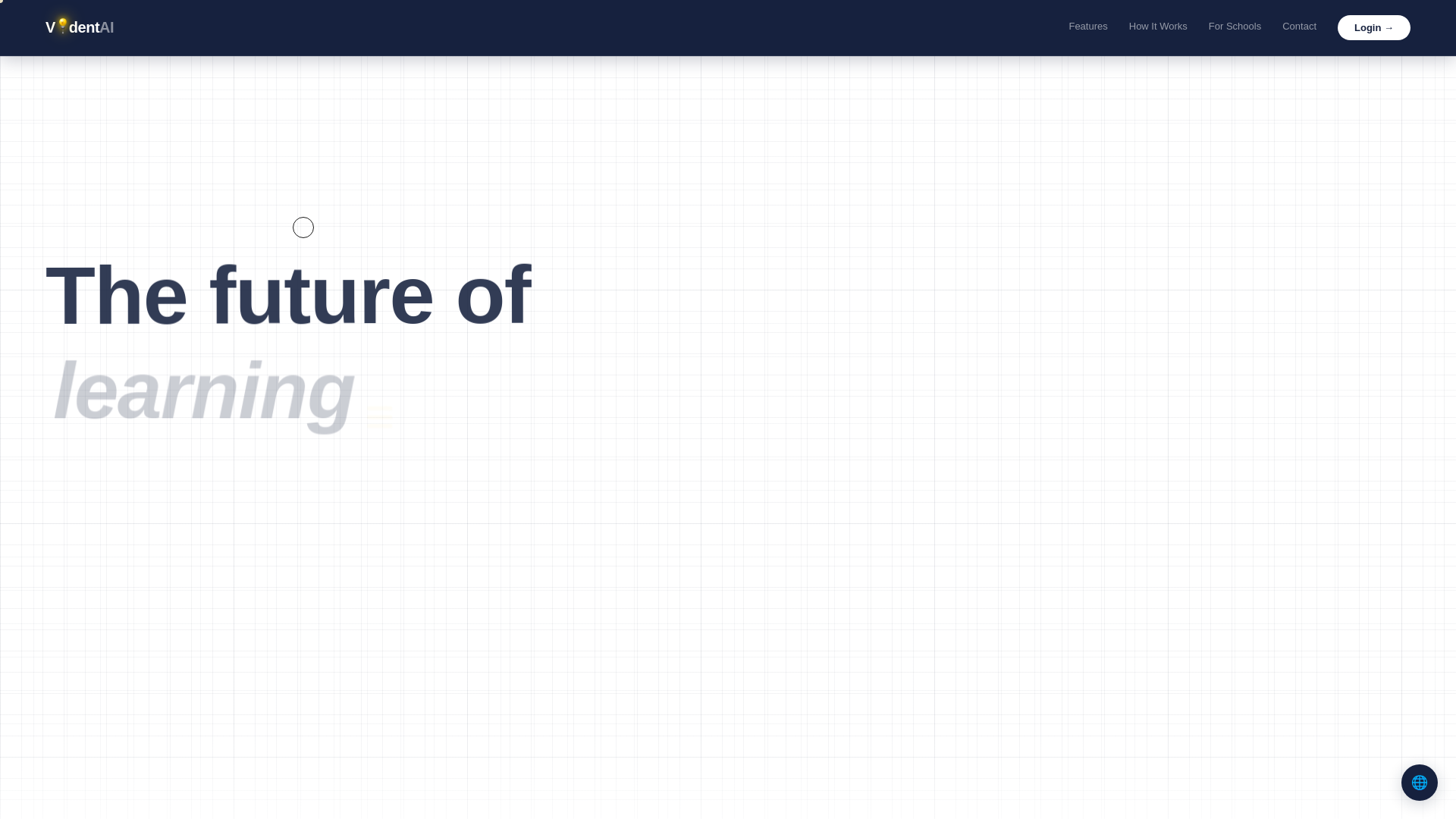 website screenshot of https://videntai.xyz/