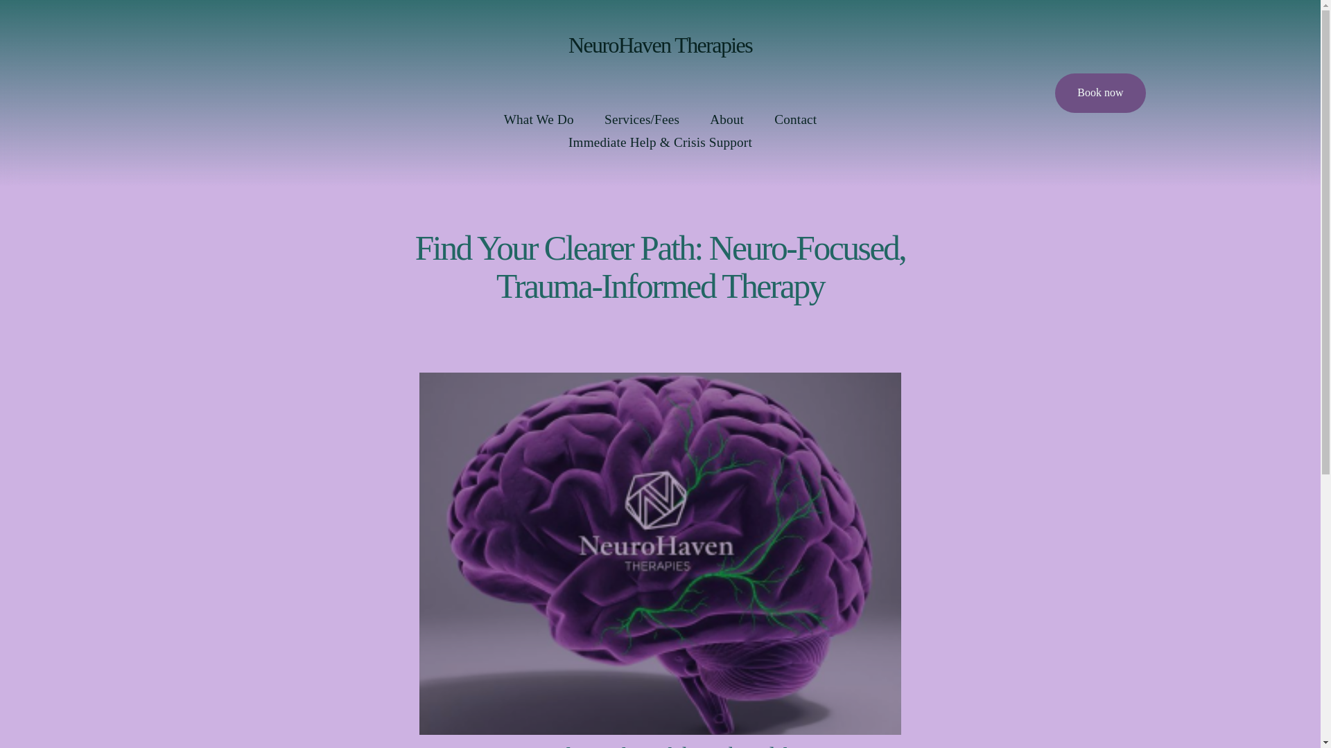 website screenshot of https://neurohaventherapies.com.au/
