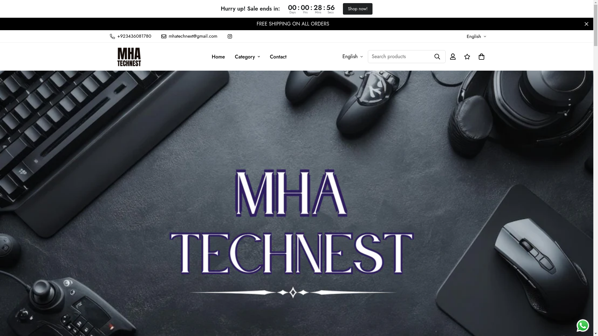 website screenshot of https://mhatechnest.store/