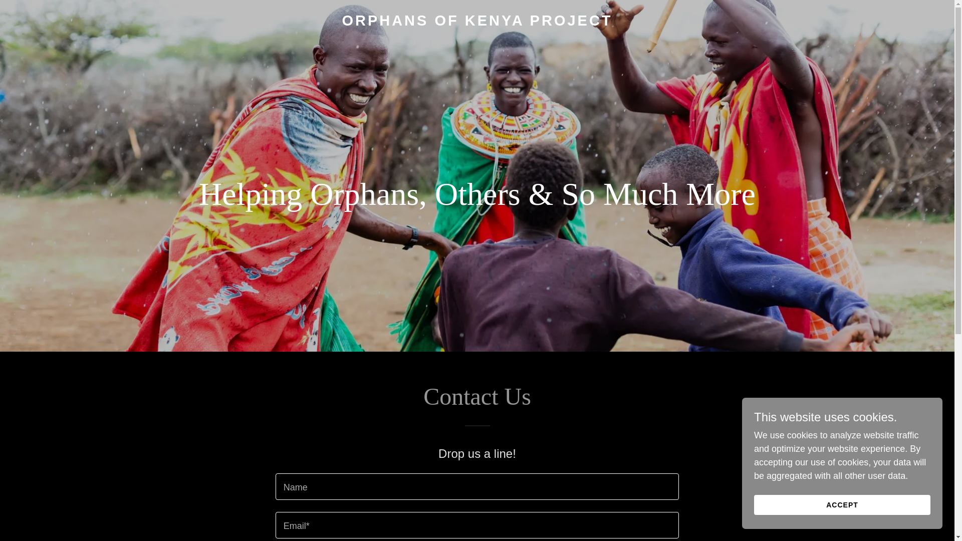 website screenshot of https://orphansofkenya.com/