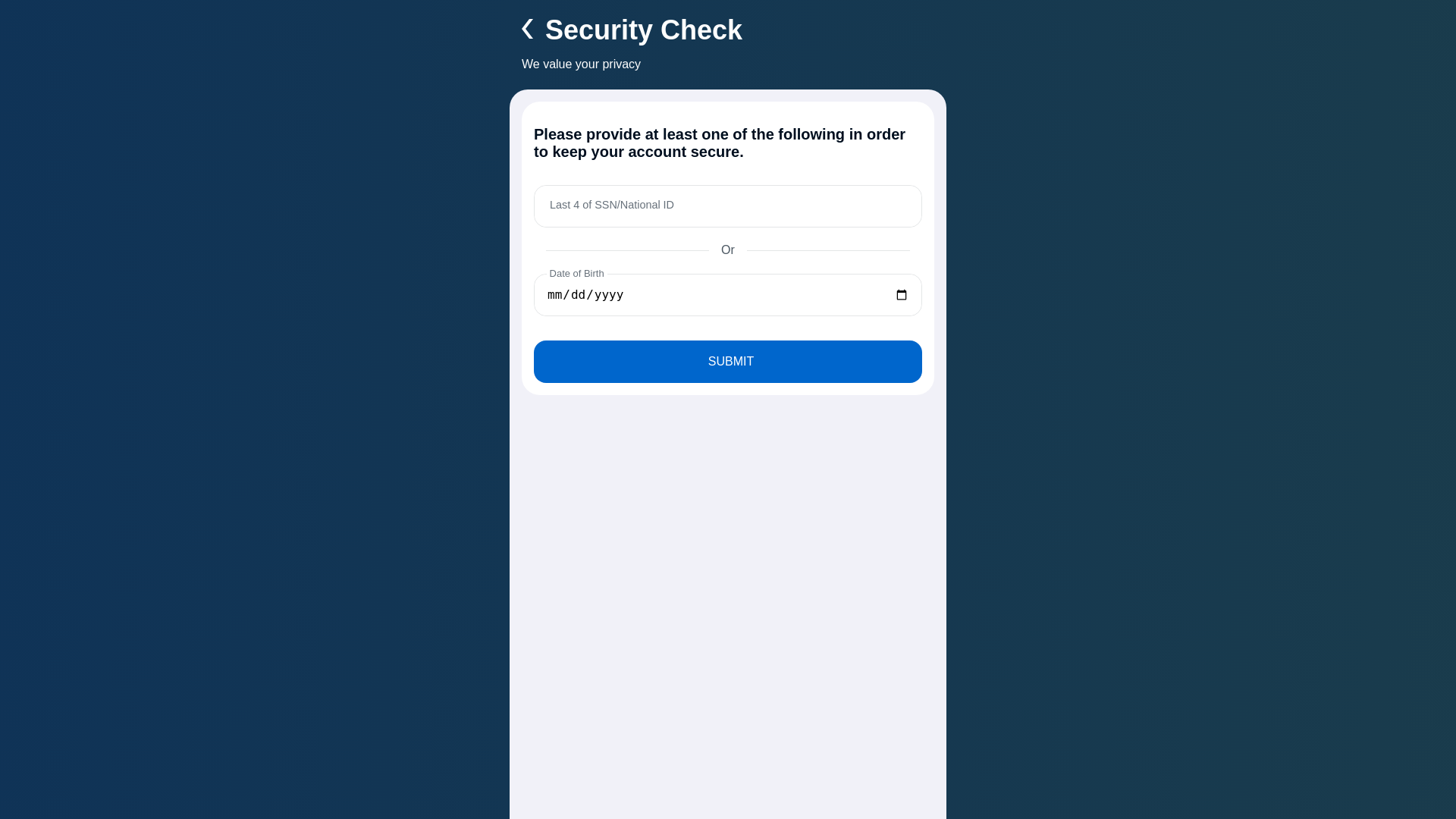 website screenshot of https://collectcents.va.int001.com/s/i55y2Cl5GAv/VVV5