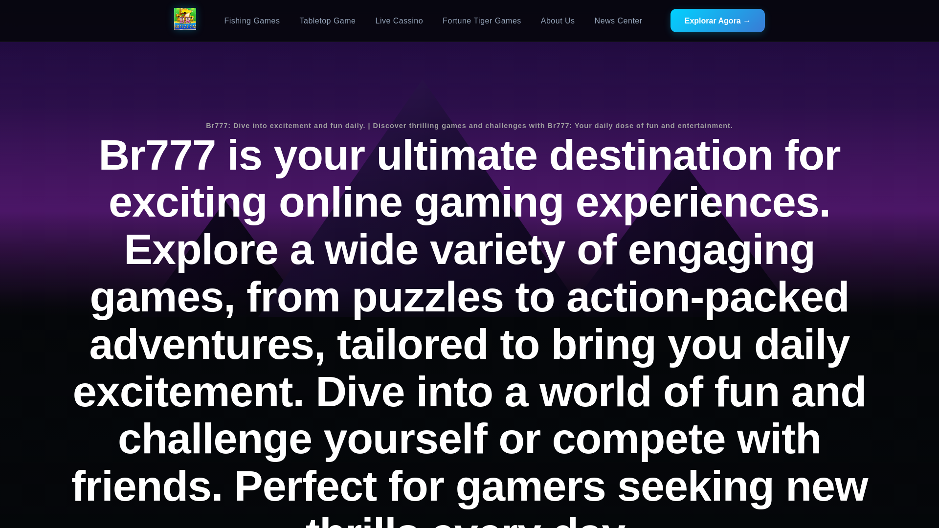 website screenshot of https://br777roleta.com