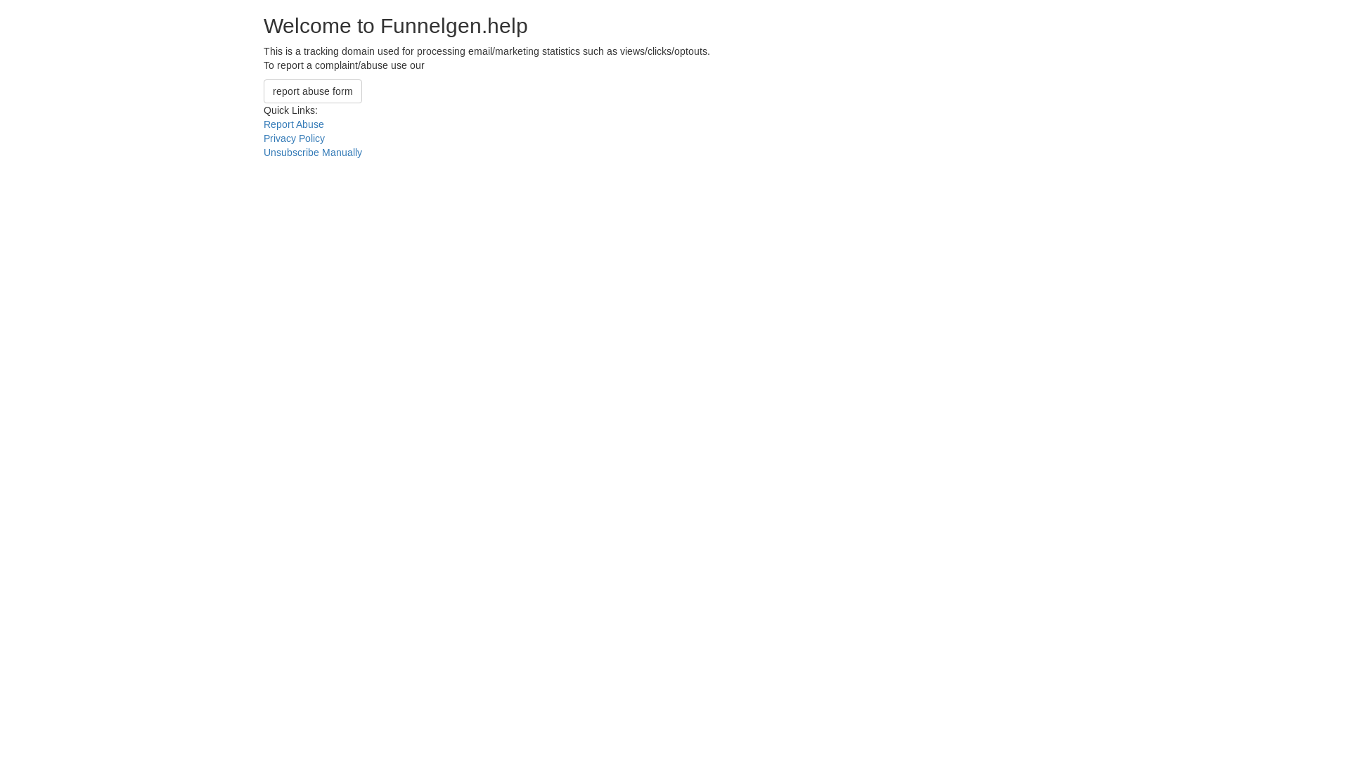 website screenshot of https://funnelgen.help/