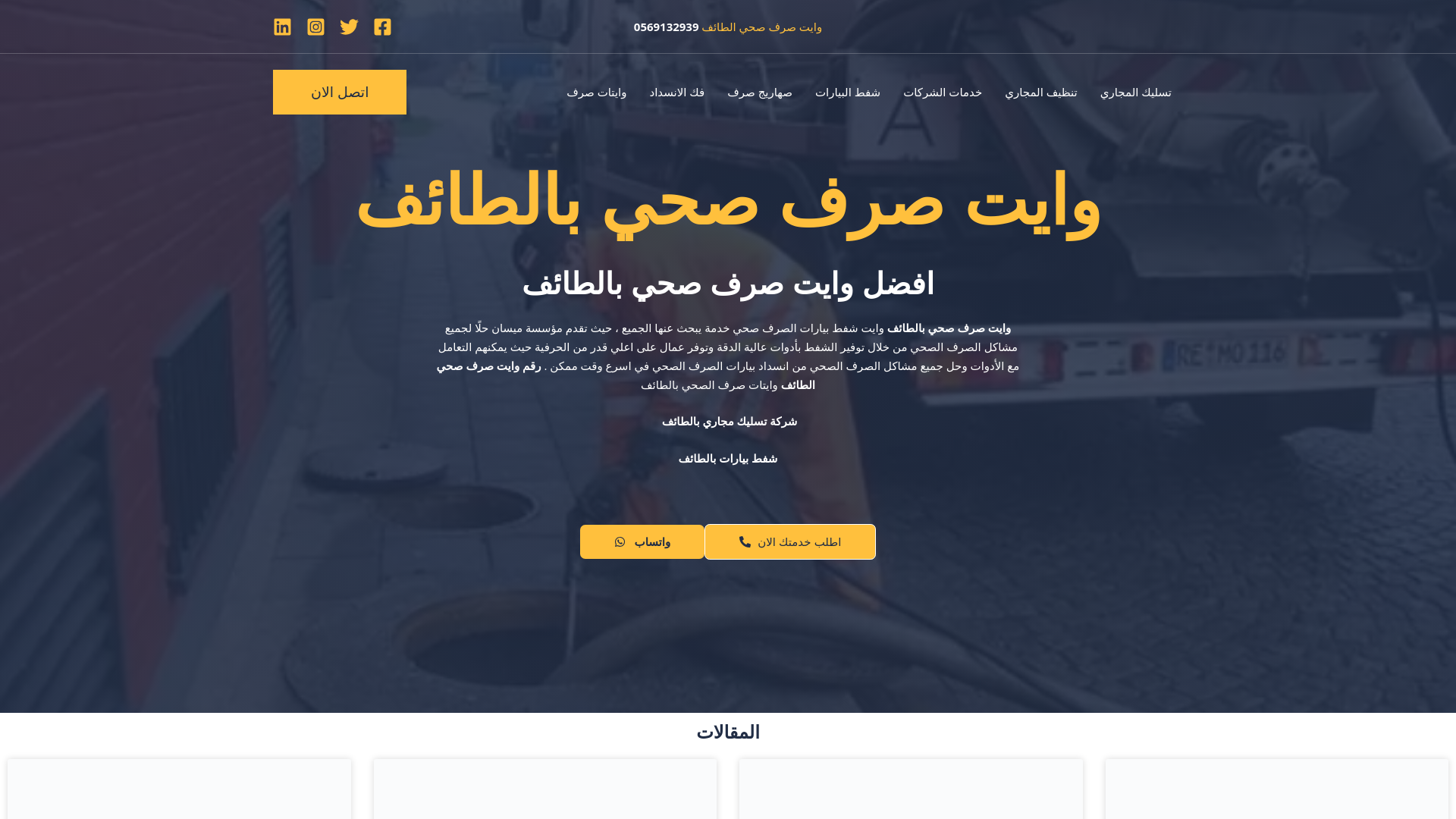 website screenshot of https://drainfixer.site/