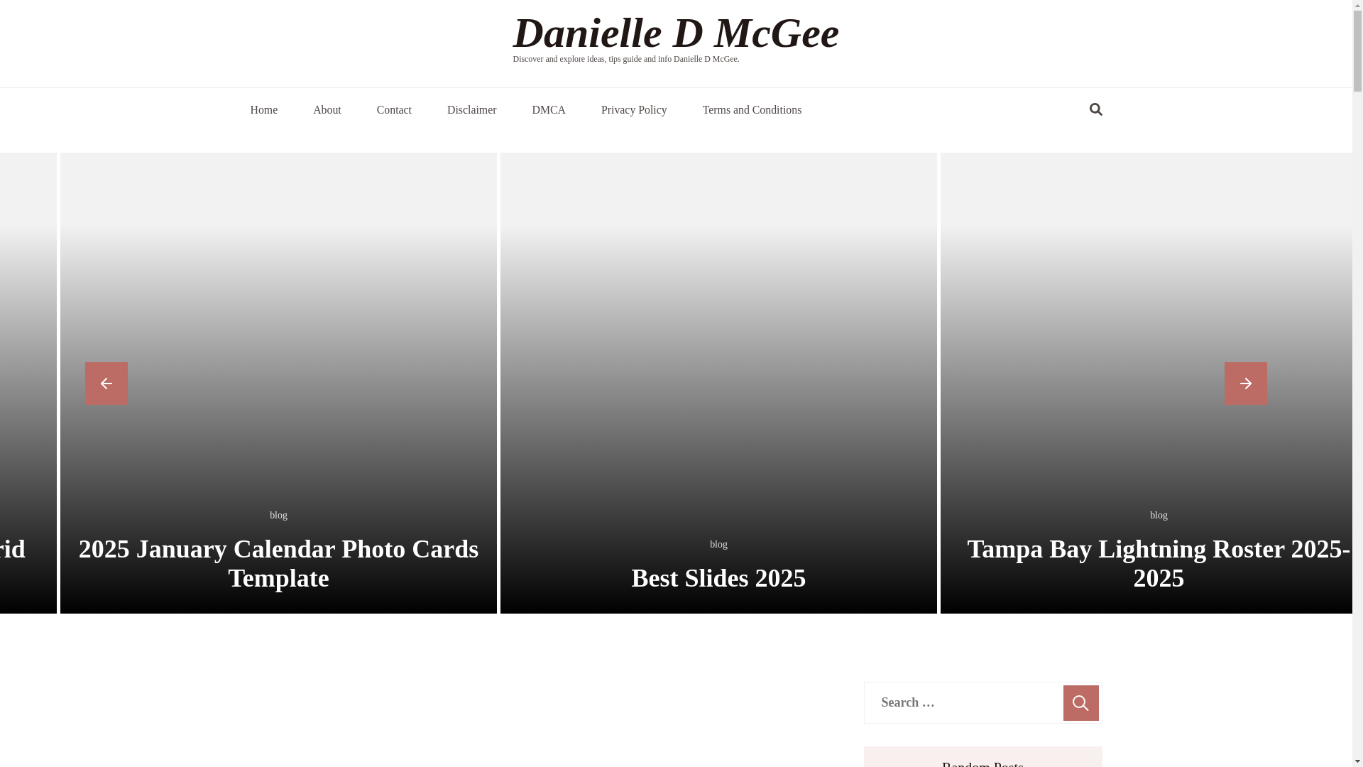 website screenshot of https://danielledmcgees.pages.dev/