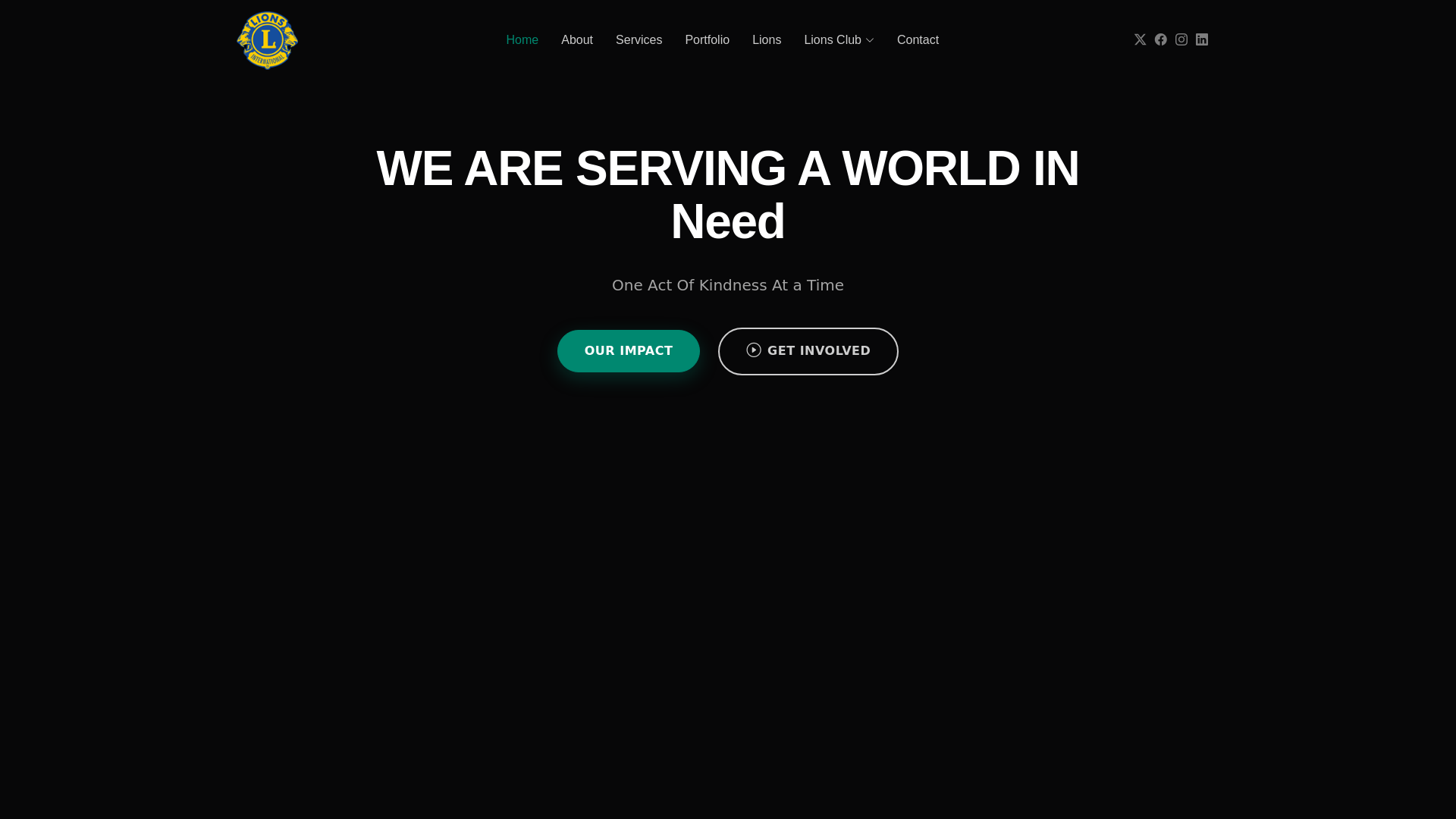 website screenshot of https://lionsdistrict316j.org.in