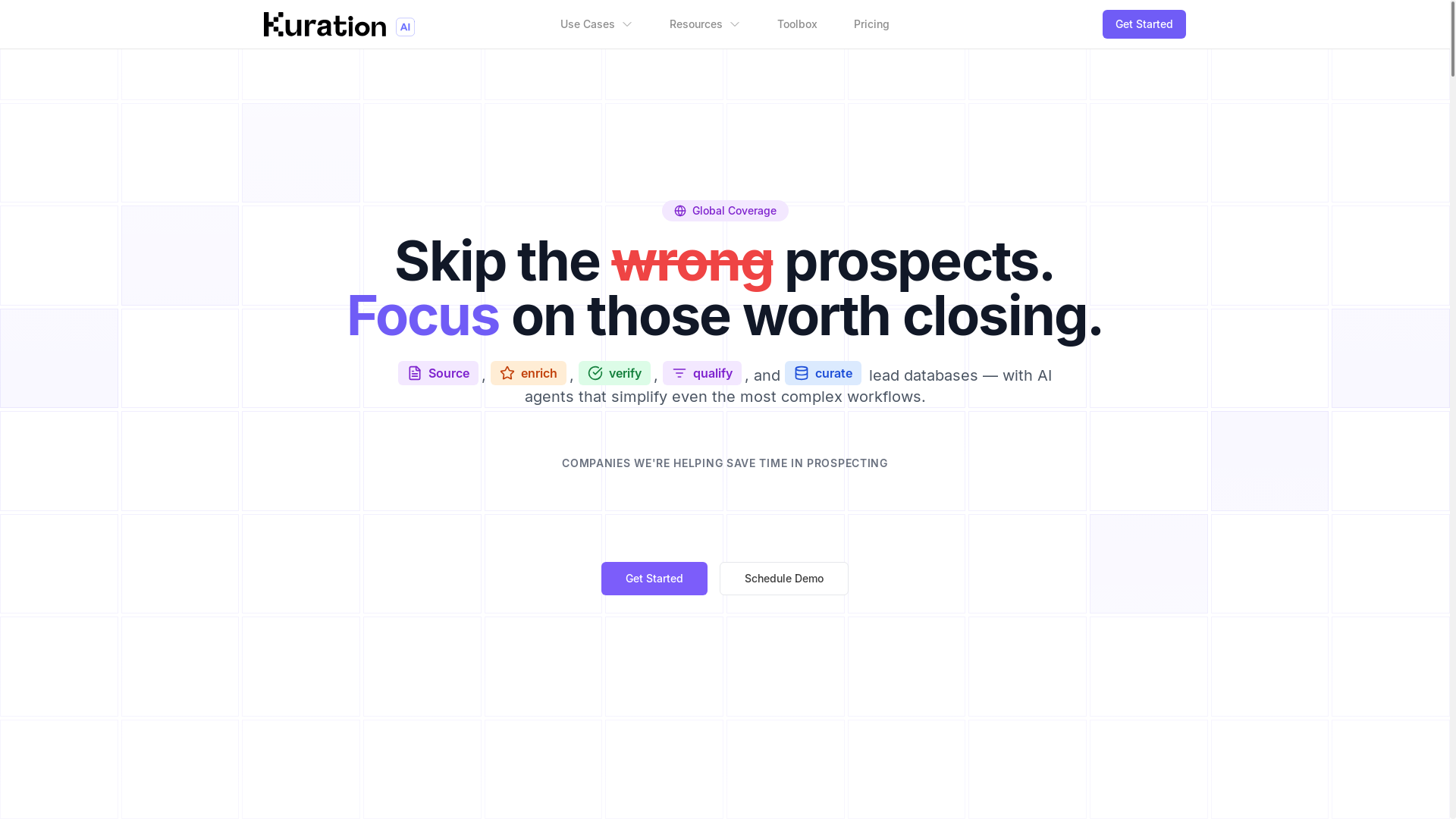 website screenshot of https://kurationai-team.top/