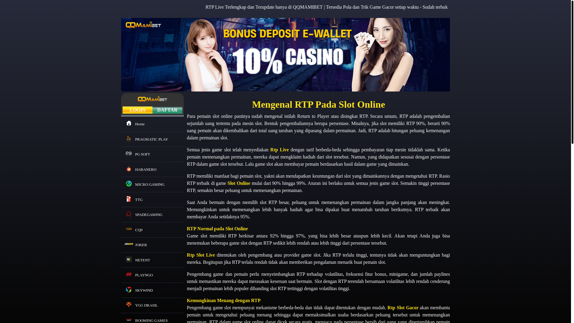 website screenshot of https://wahyougagacorbanget.site/