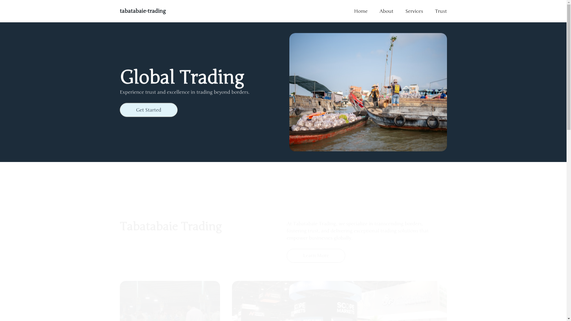 website screenshot of https://tabatabaie-trading.com/