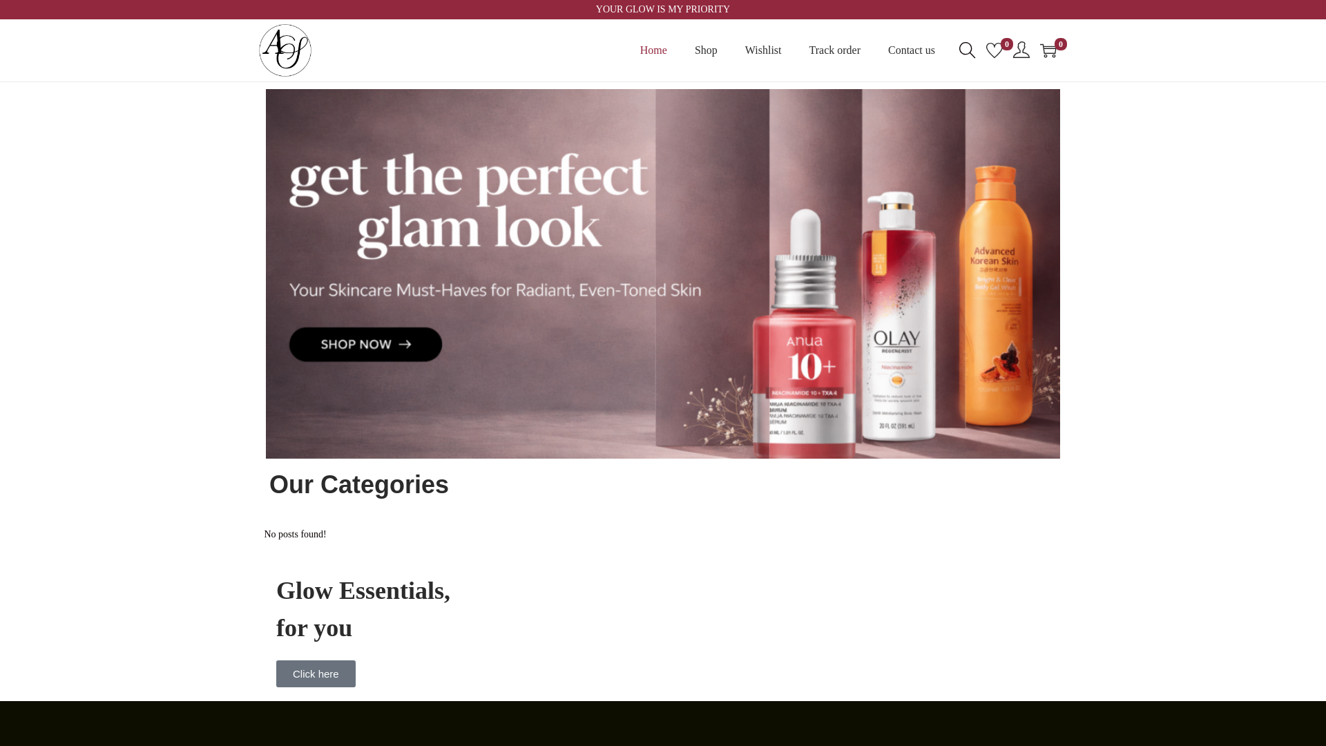 website screenshot of https://awelesskincare.com