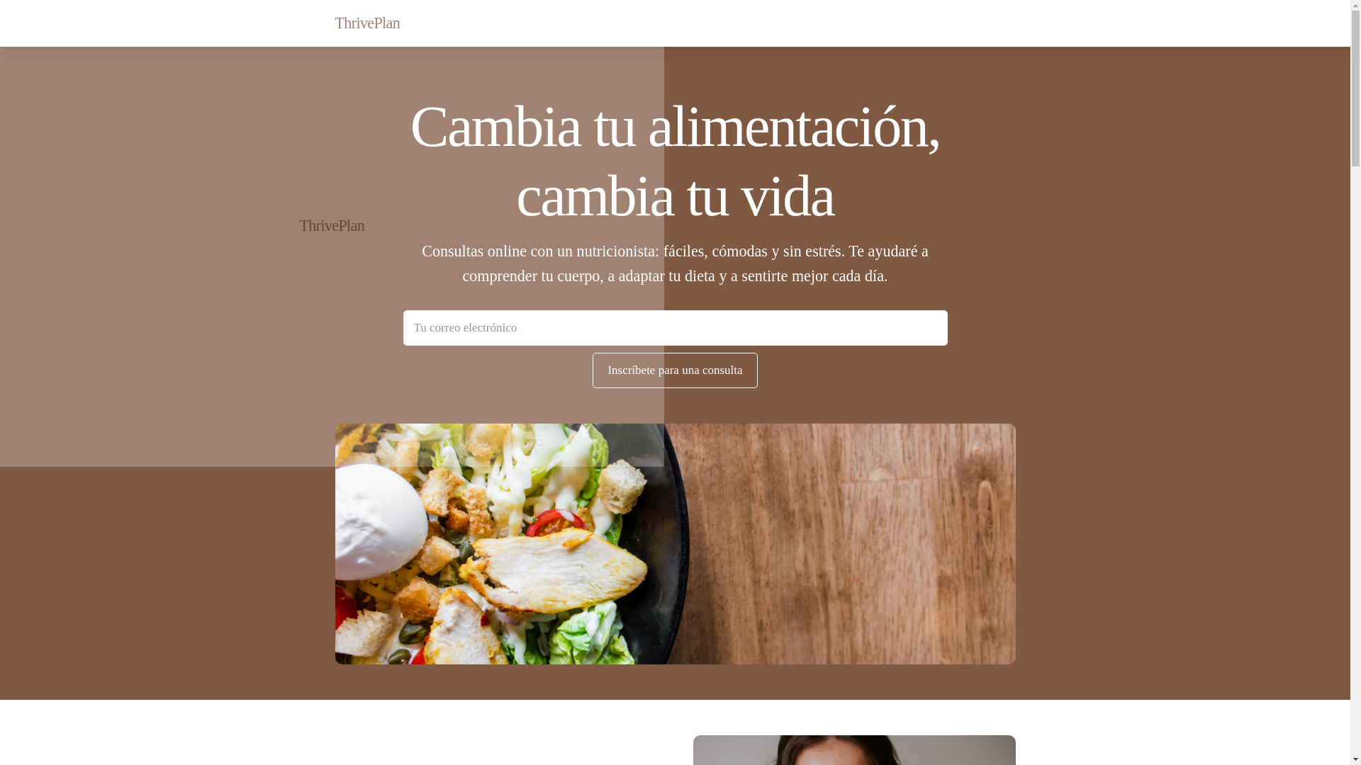 website screenshot of https://thriveplanb.info/