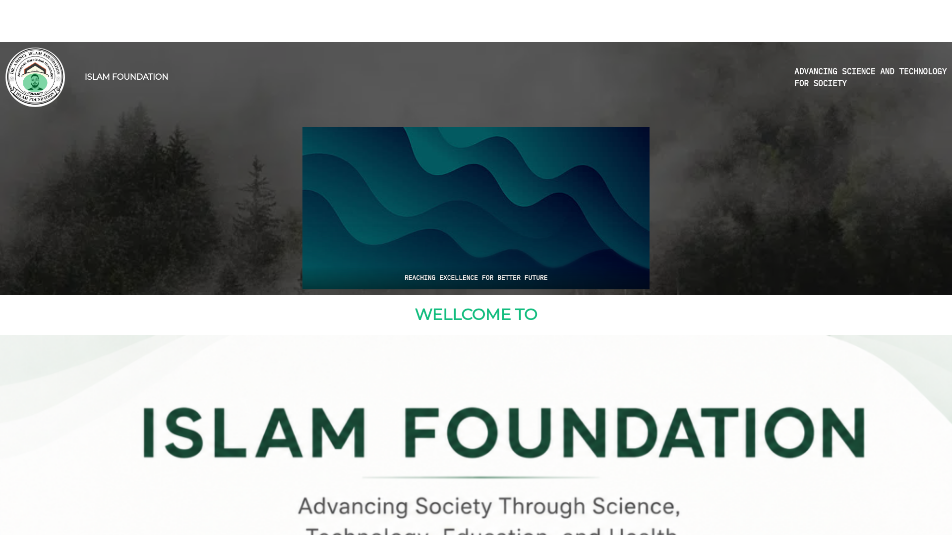 website screenshot of https://islamfoundation.in/
