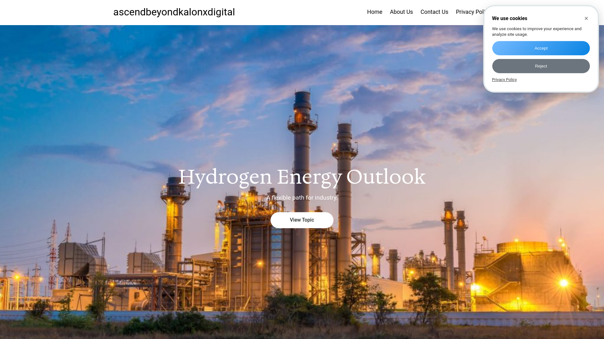 website screenshot of https://ascendbeyondkalonx.digital/