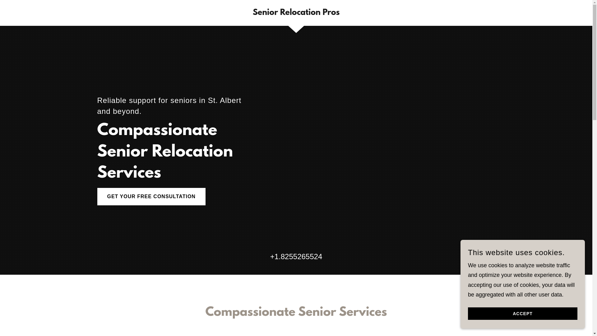 website screenshot of https://seniorrelocationpros.ca/
