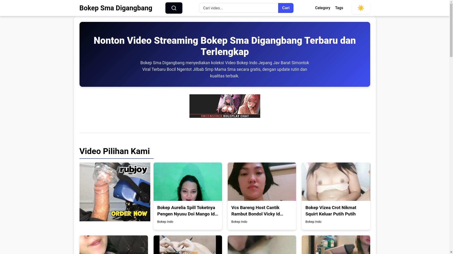 website screenshot of https://bokepsmadigangbang.pages.dev/