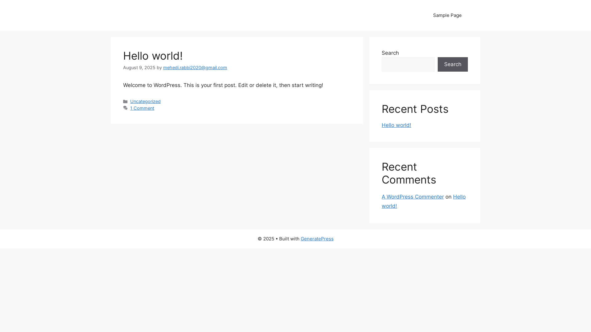 website screenshot of https://samiulreviews.com/