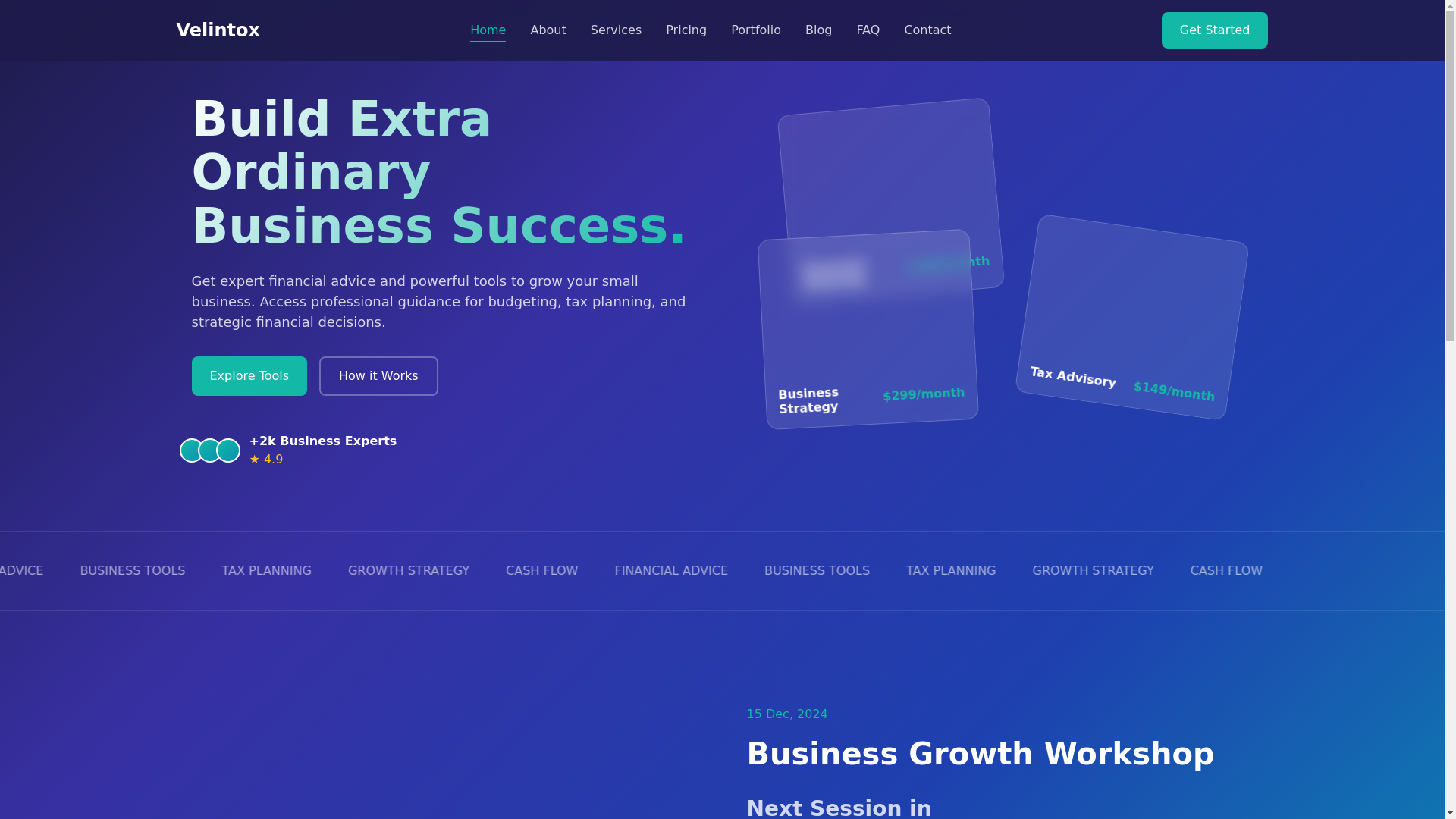 website screenshot of https://velintox.com/