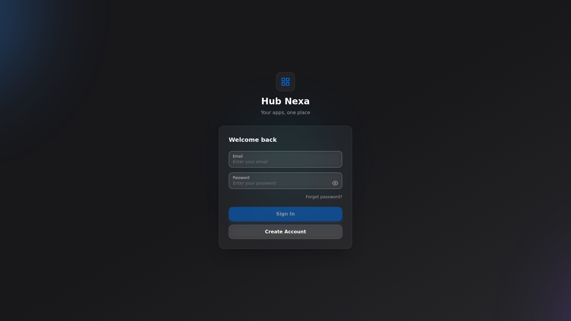 website screenshot of https://hub-nexa-simple-budget-staging.pages.dev/