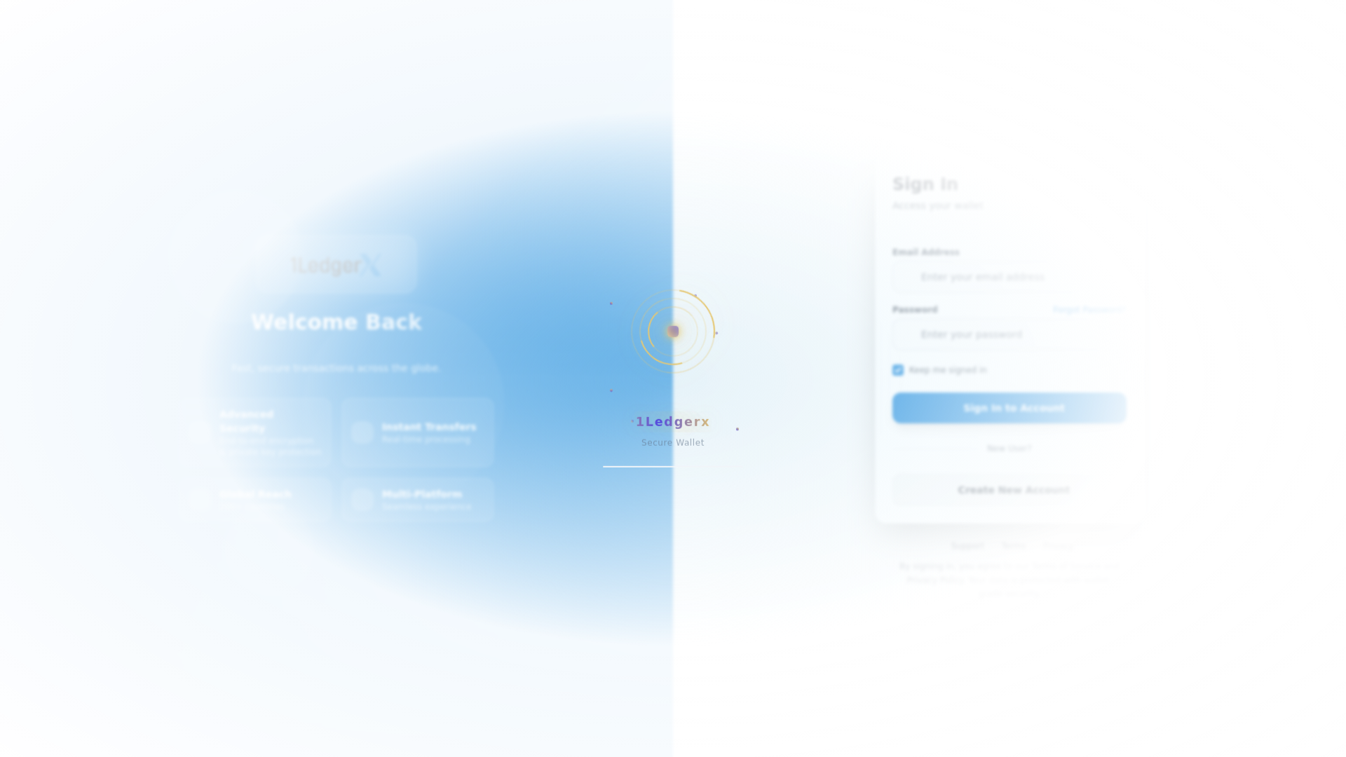 website screenshot of https://1ledgerx.com/