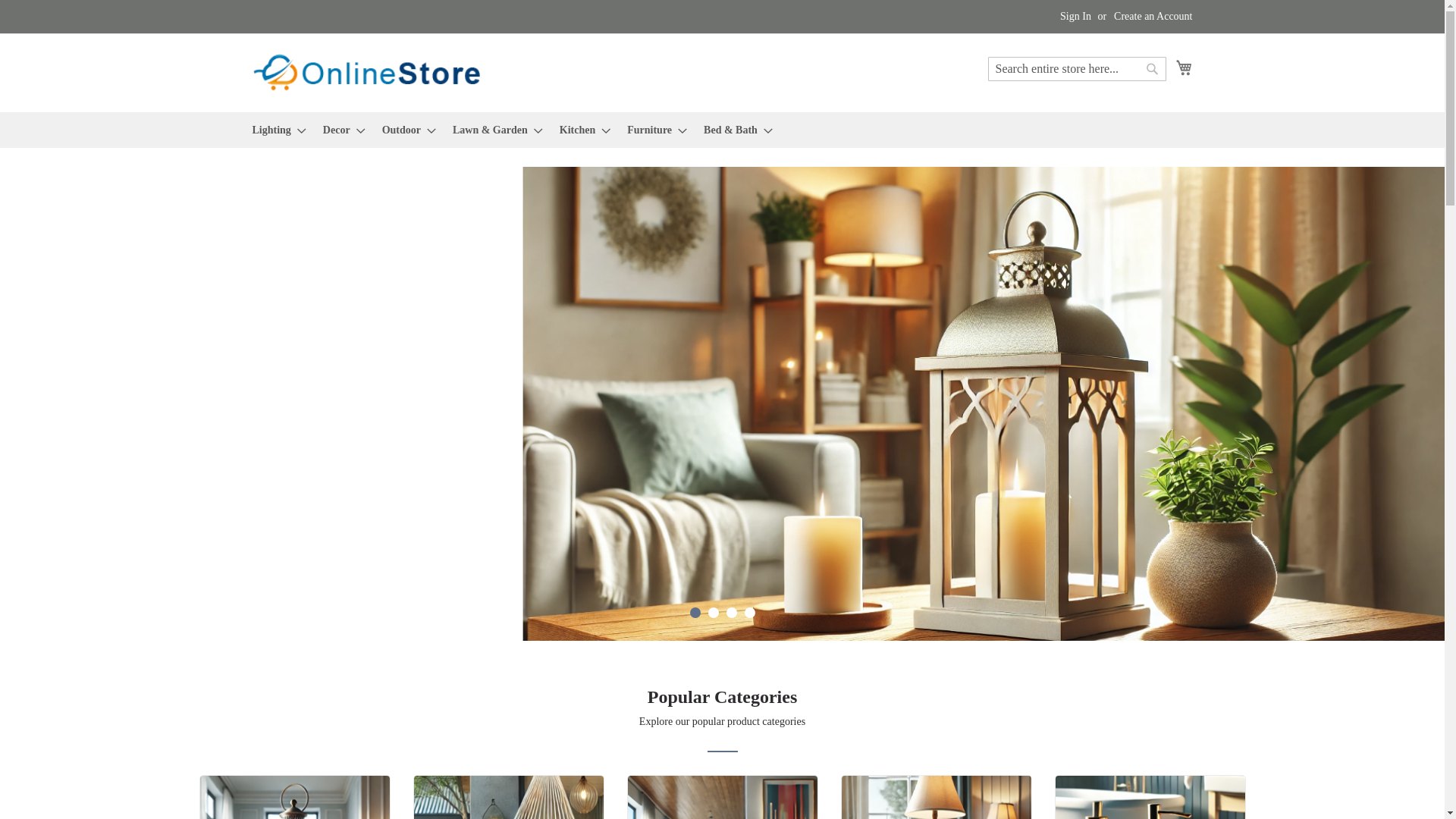 website screenshot of https://pamsdecorandmore.com/