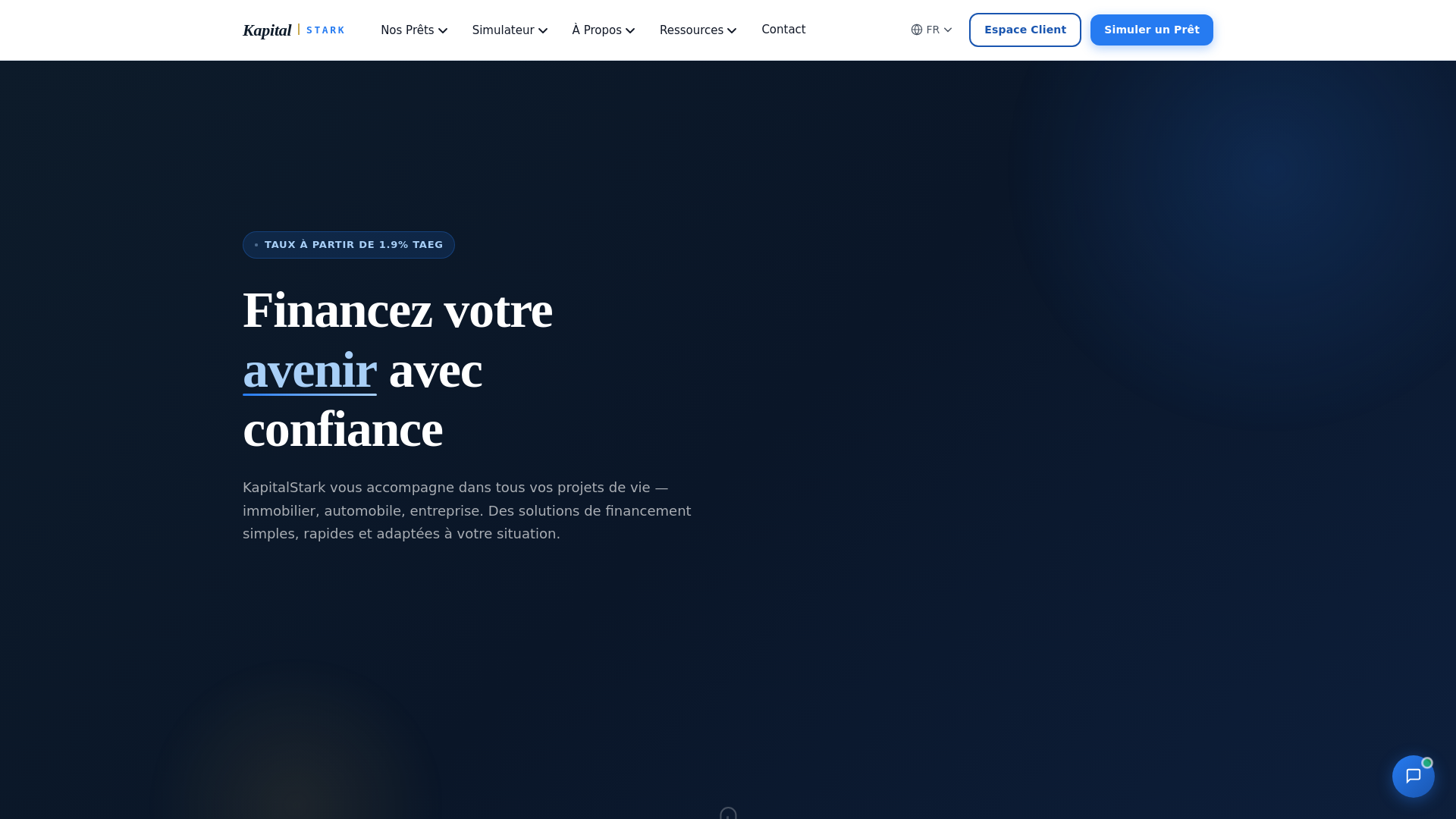 website screenshot of https://kapitalstarks.com