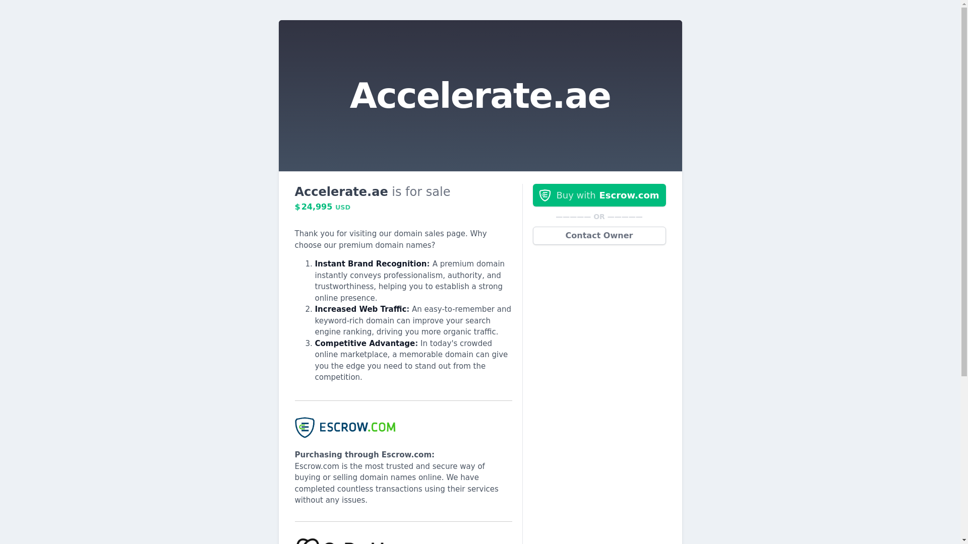 website screenshot of https://accelerate.ae/