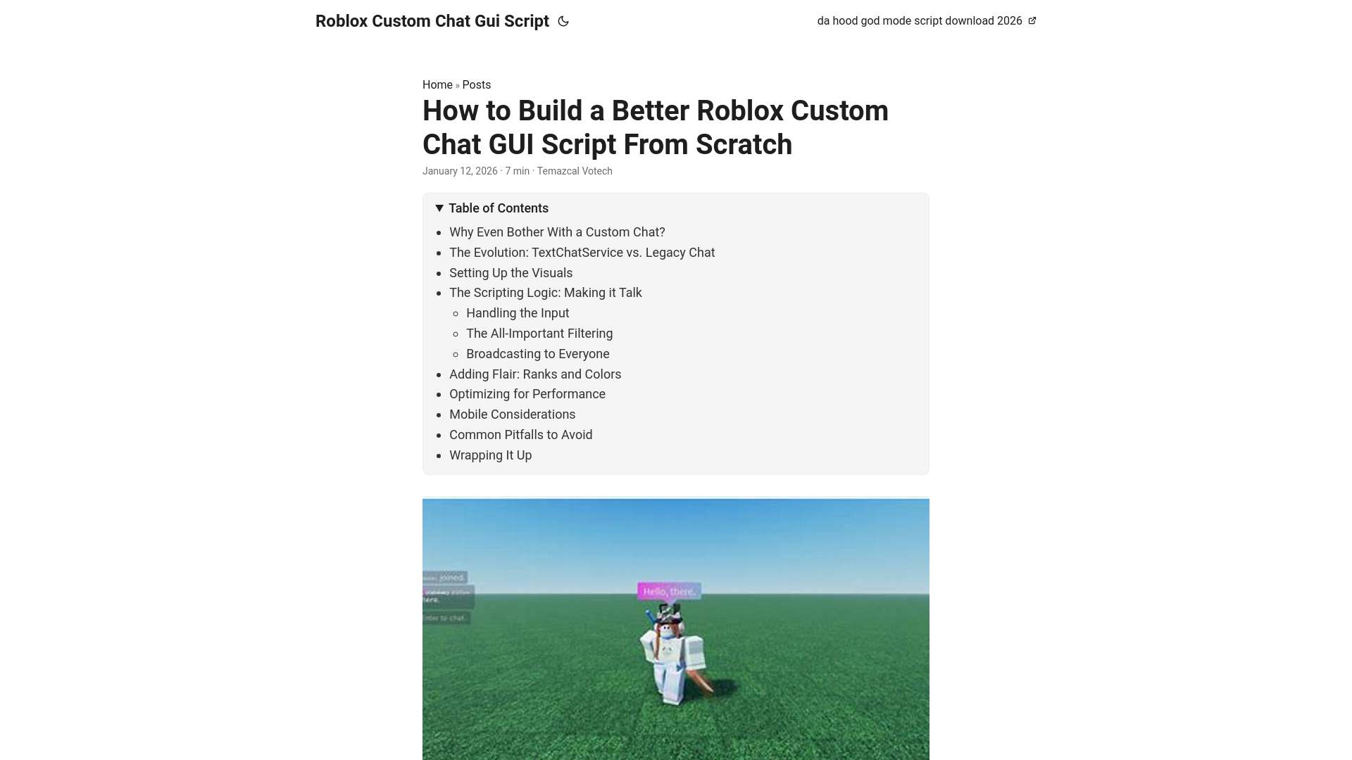 website screenshot of https://robloxcustomchatguiscript.pages.dev/