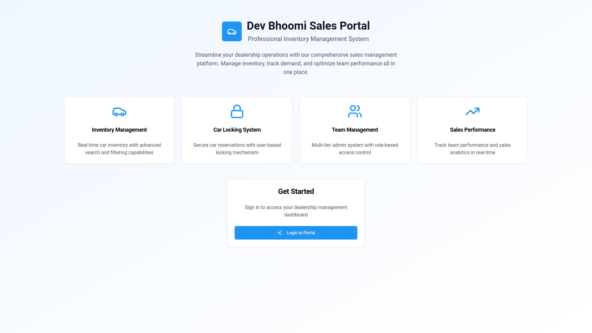 website screenshot of https://devbhoomisales.in/
