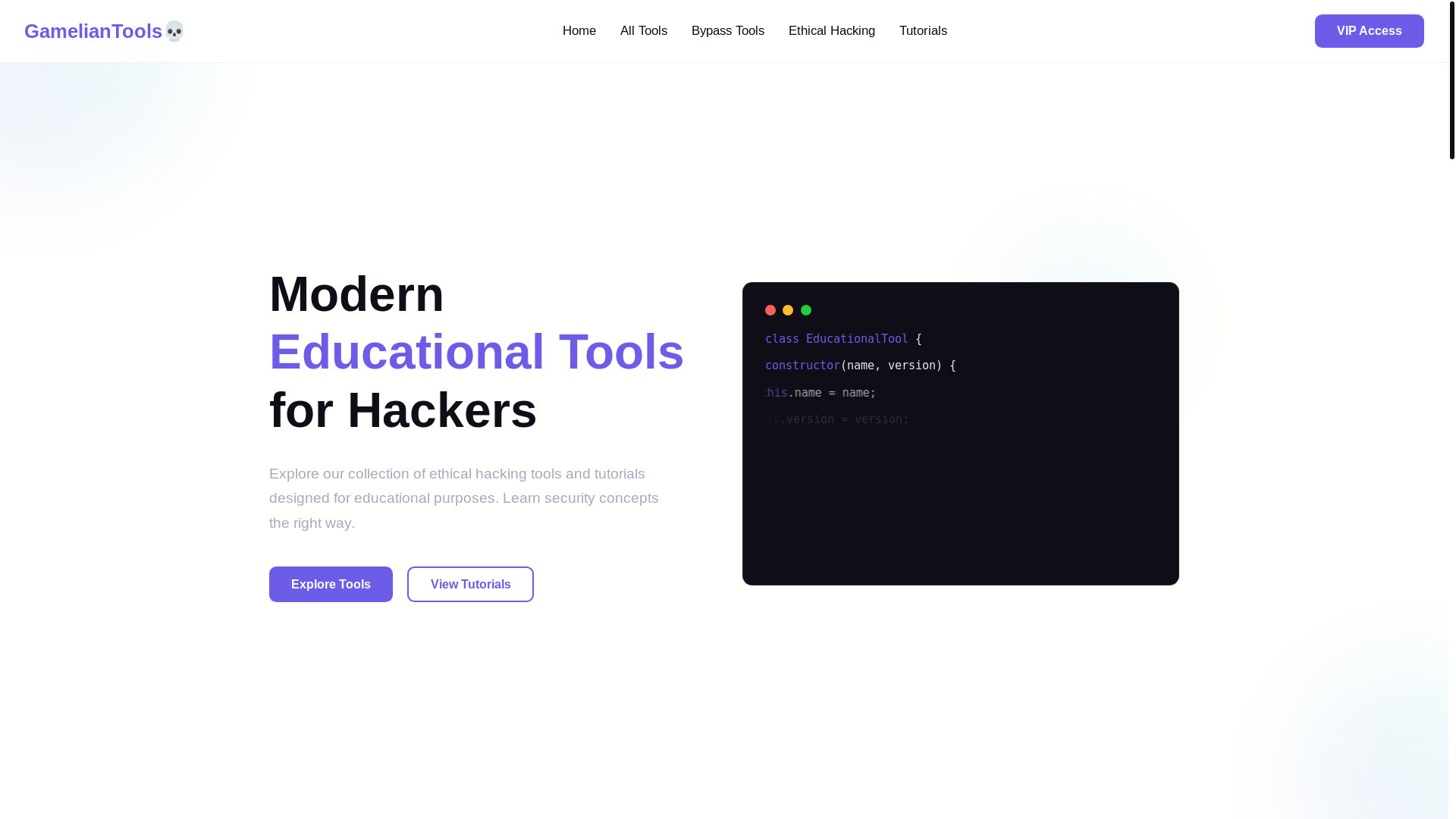 website screenshot of https://gameliantools.pages.dev/
