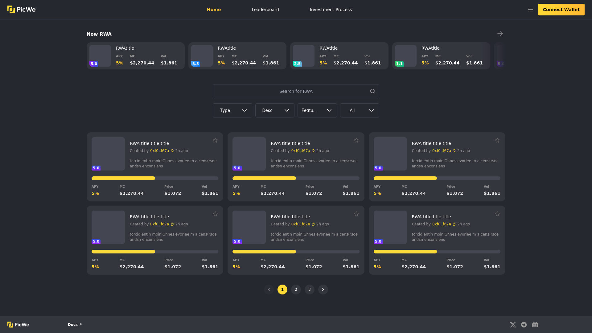 website screenshot of https://picwe-website.pages.dev/