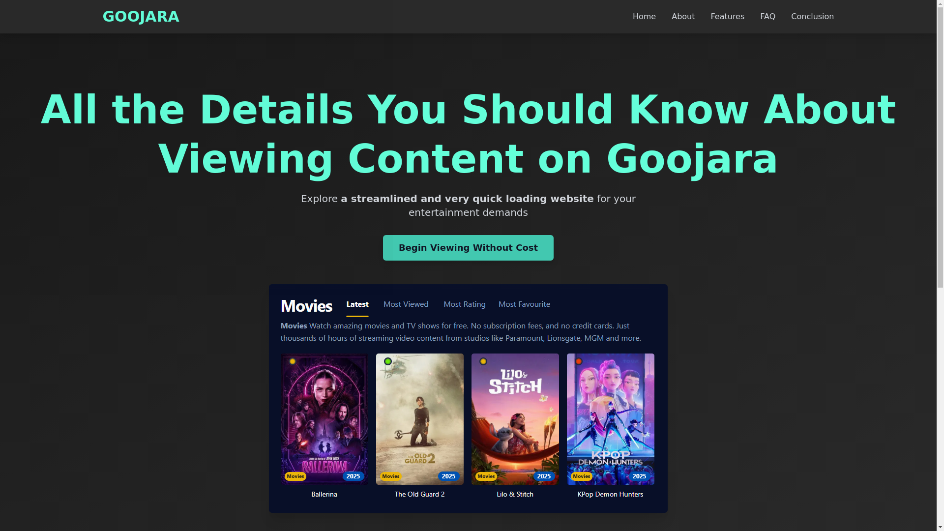 website screenshot of https://goojara-lx3v.pages.dev/